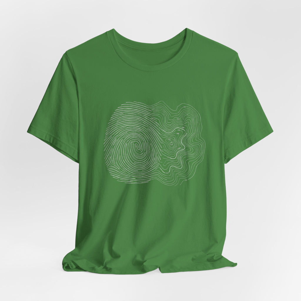 Topographic Map Art | Nature Graphic Tee