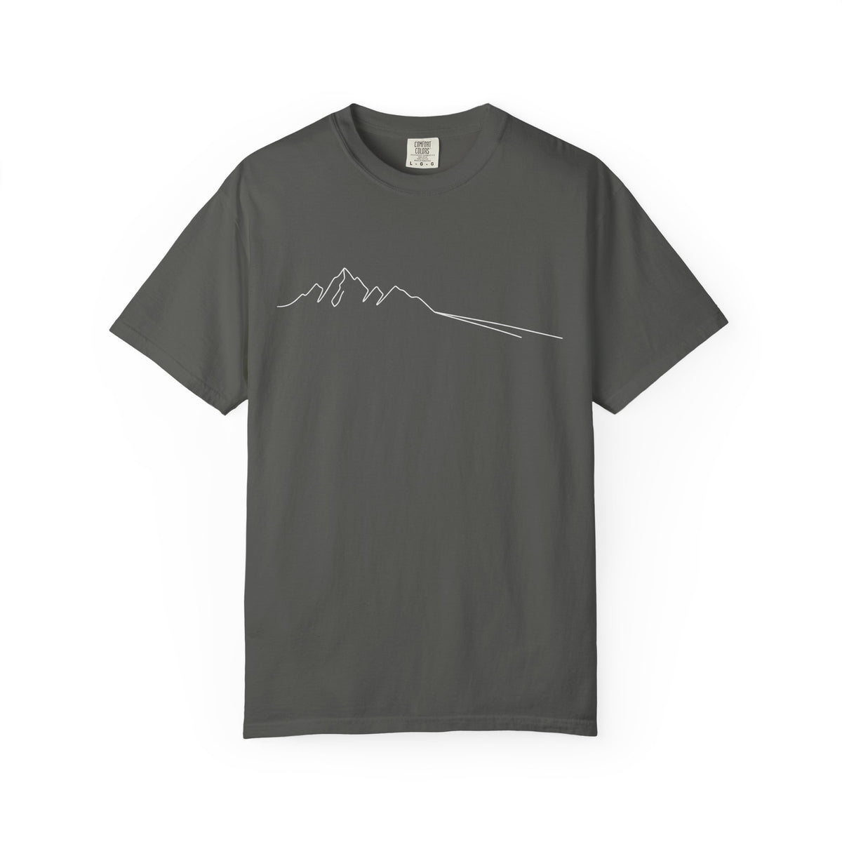 Mountain Outline T-Shirt — Minimalist Hiking Tee