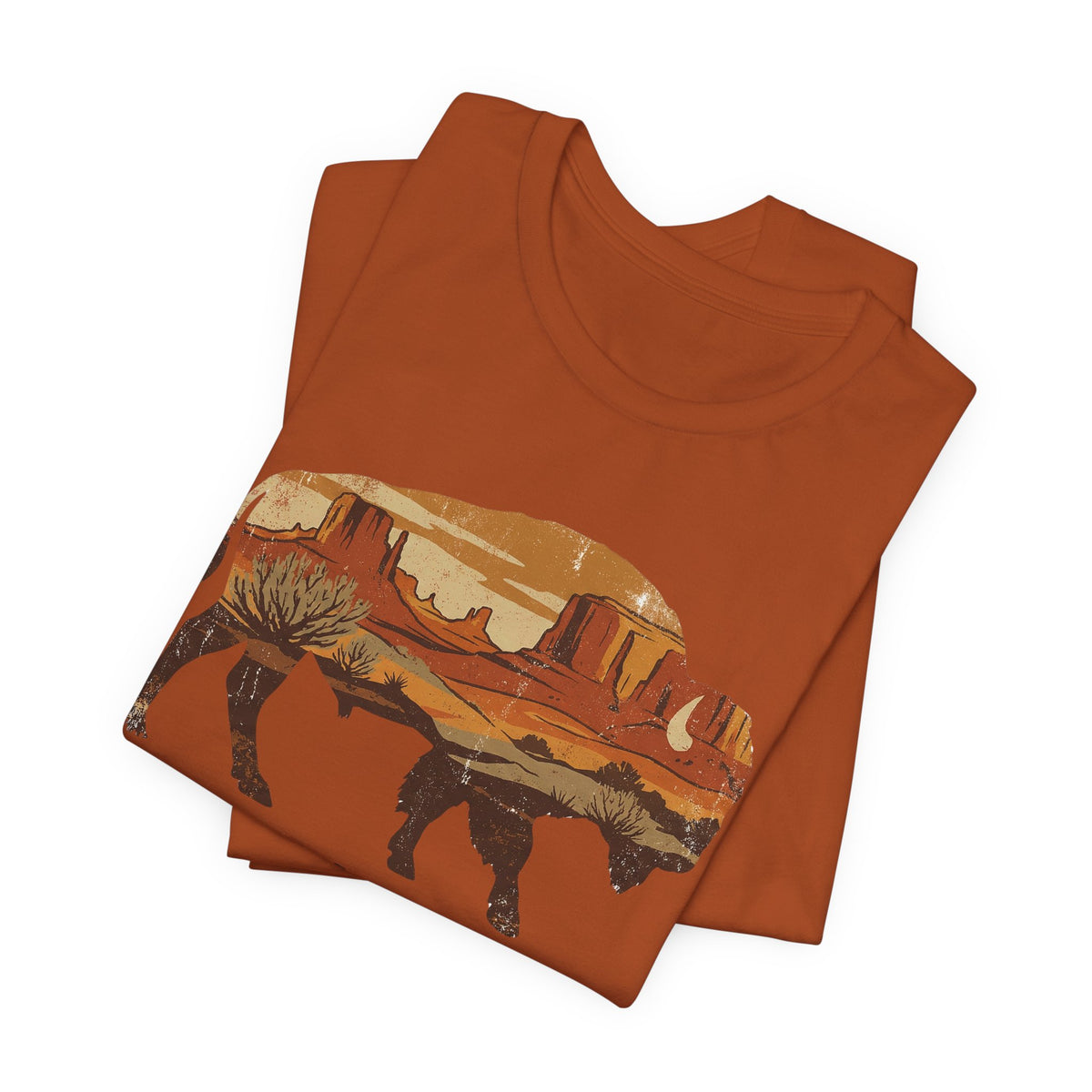 Roam Free Buffalo Desert | Nature Graphic Tee