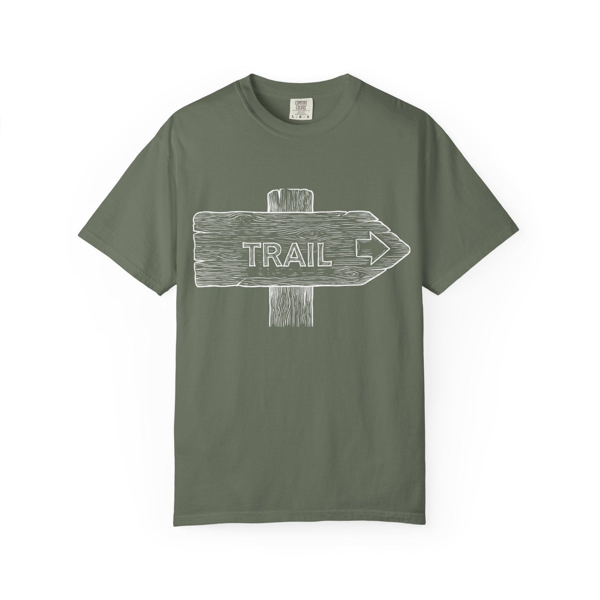 Trail Sign T-Shirt — Outdoor Hiking Direction Shirt