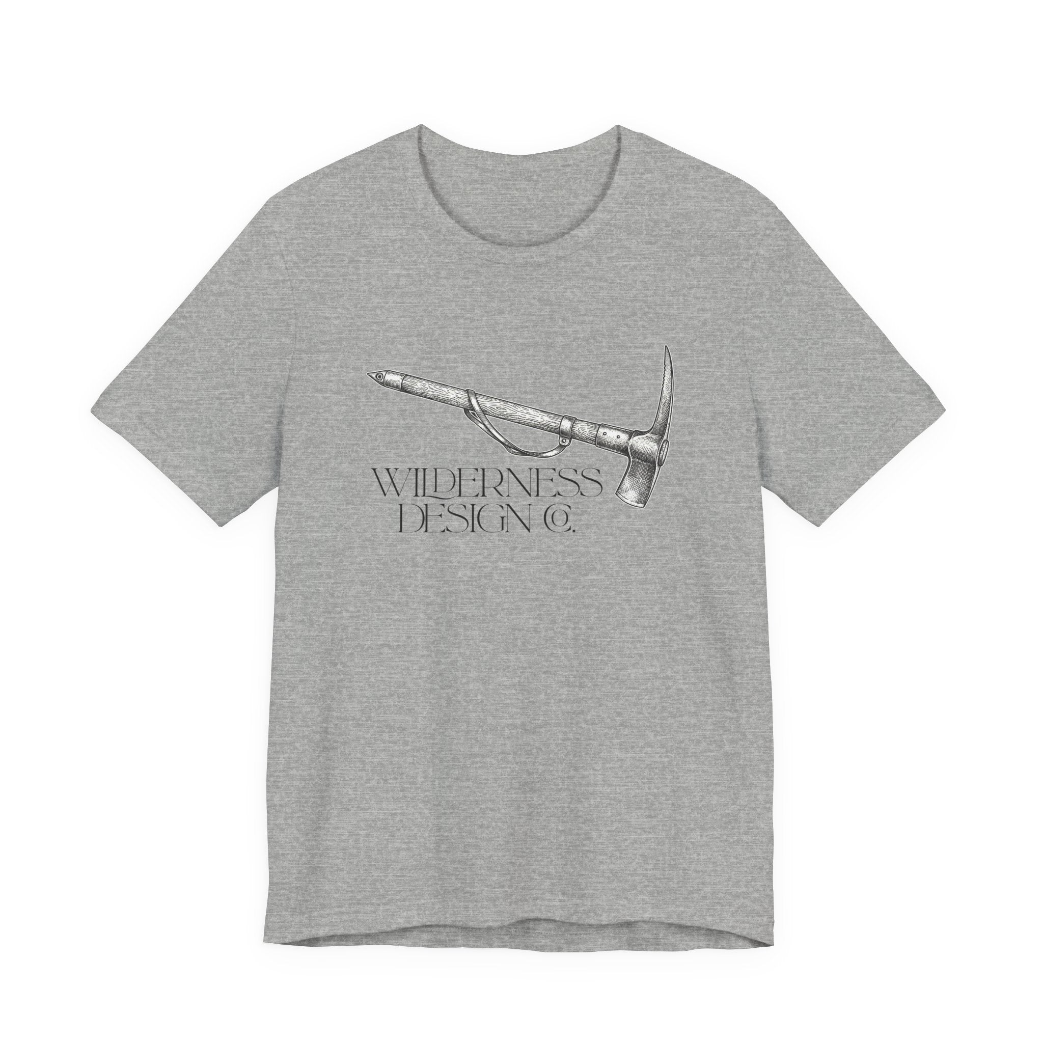 Wilderness Design Co. Ice Axe Tee — Mountain Climbing Vintage Graphic Shirt