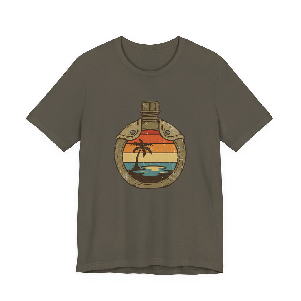 Tropical Island Canteen | Vintage Adventure Graphic Tee