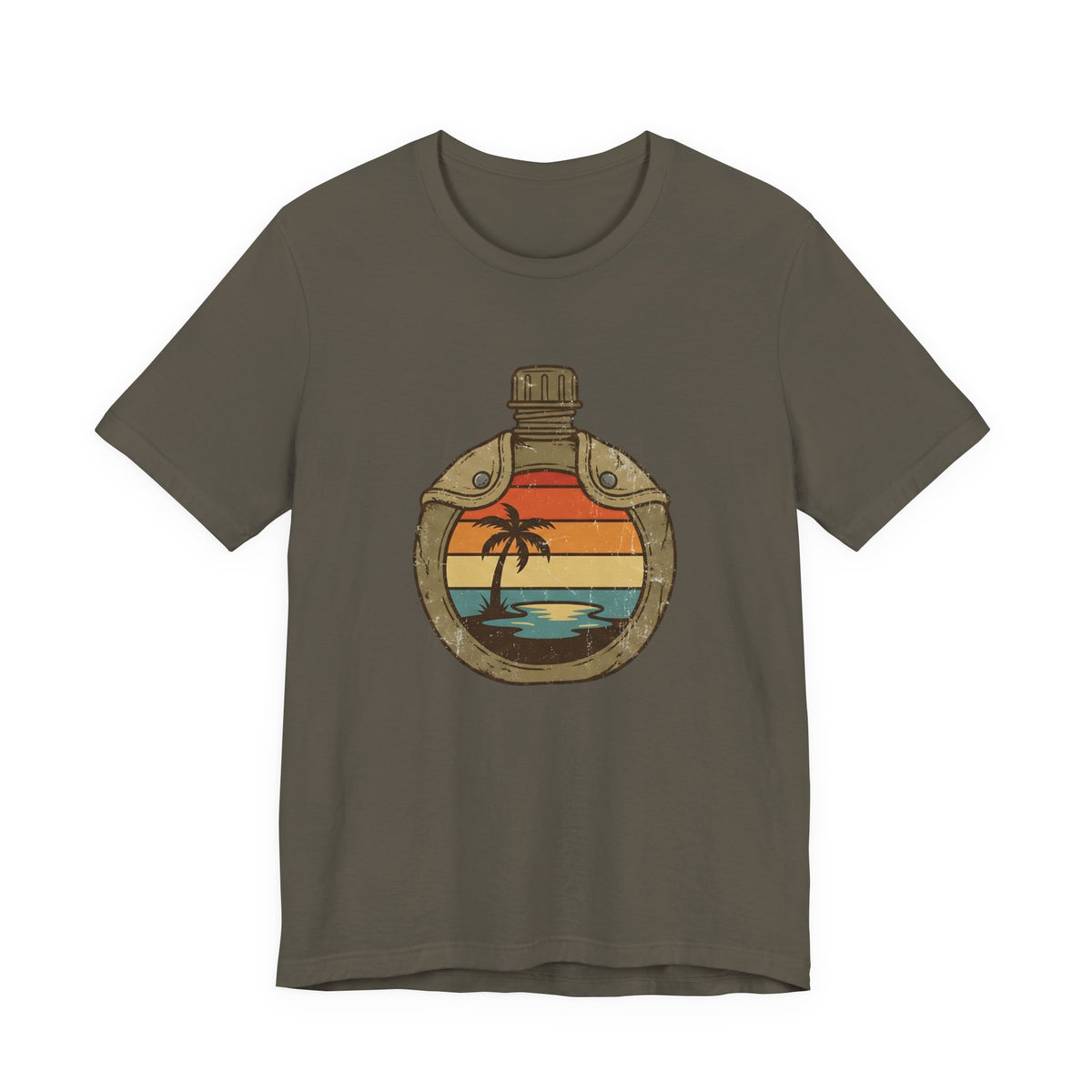 Tropical Island Canteen | Vintage Adventure Graphic Tee