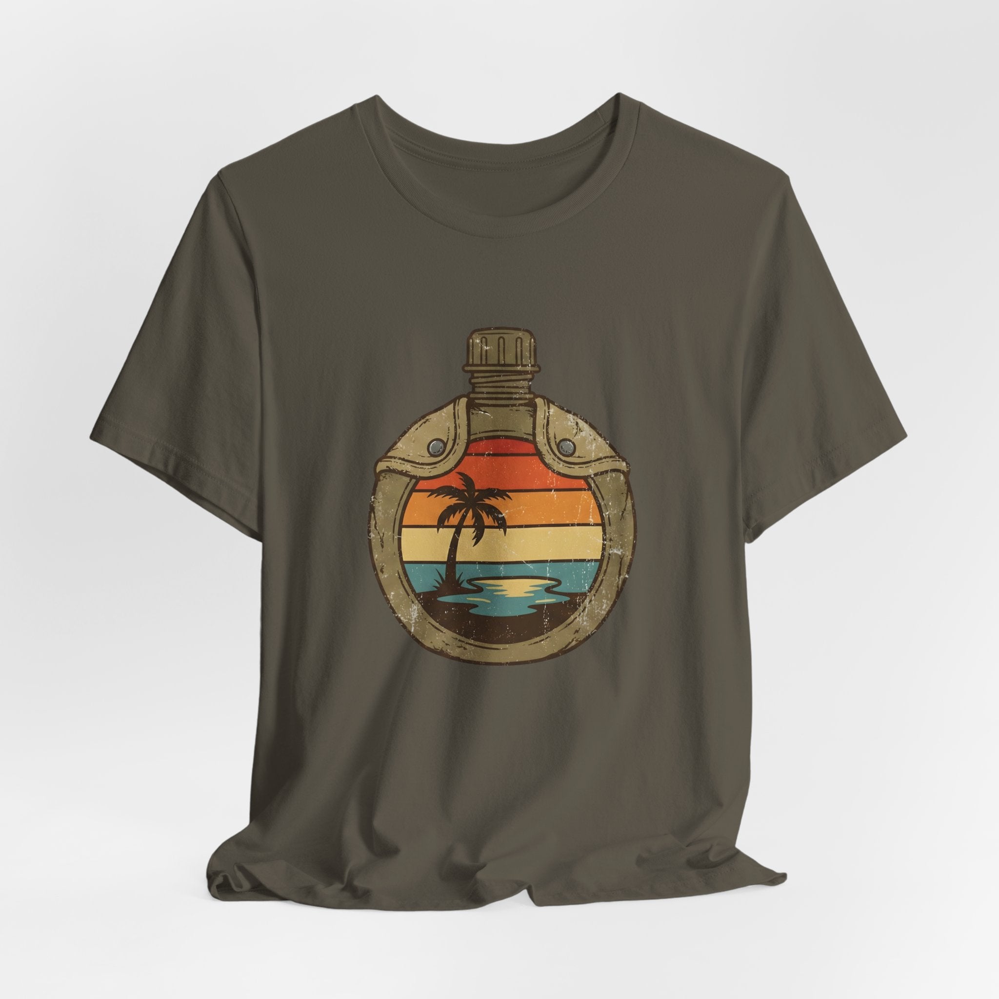 Tropical Island Canteen | Vintage Adventure Graphic Tee