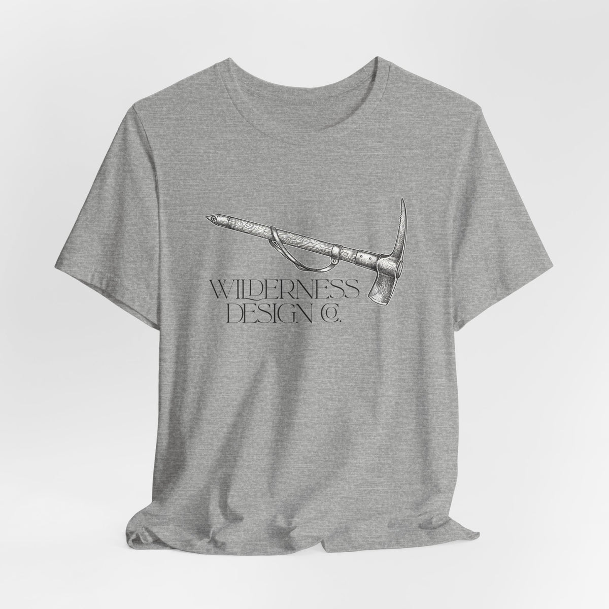 Wilderness Design Co. Ice Axe Tee — Mountain Climbing Vintage Graphic Shirt