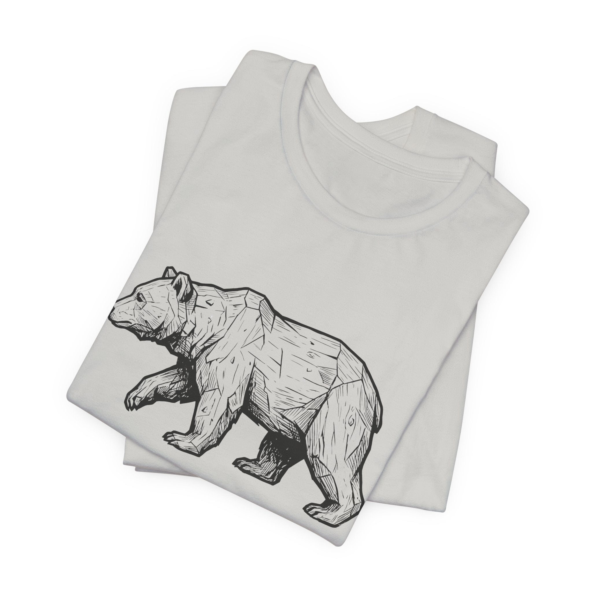 Grizzly Bear Sketch | Nature Graphic Tee