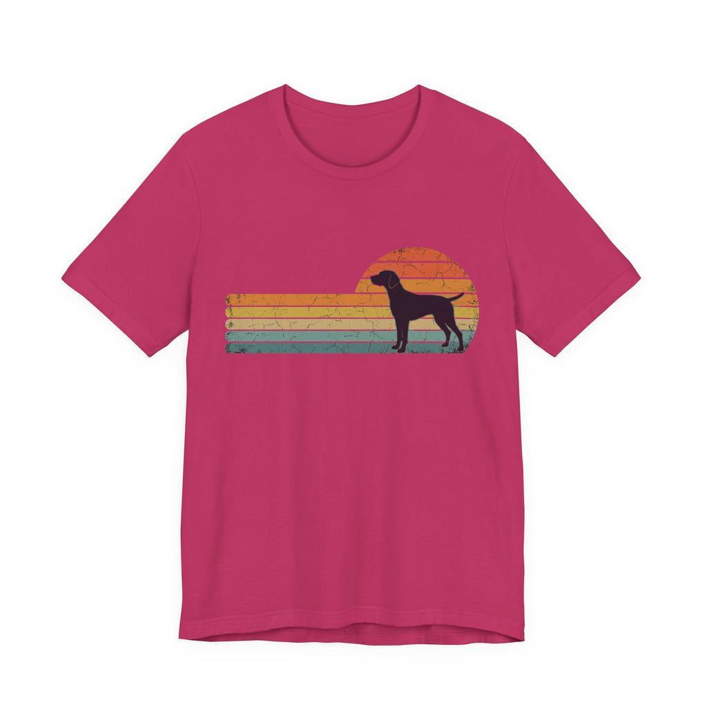 Retro Vizsla Sunset | Dog Lover Graphic Tee