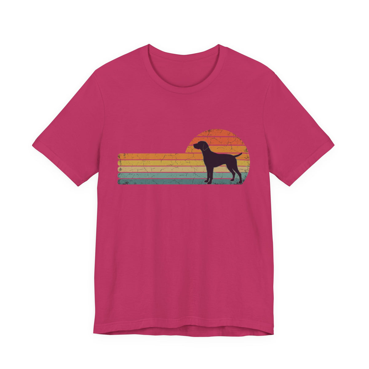 Retro Vizsla Sunset | Dog Lover Graphic Tee