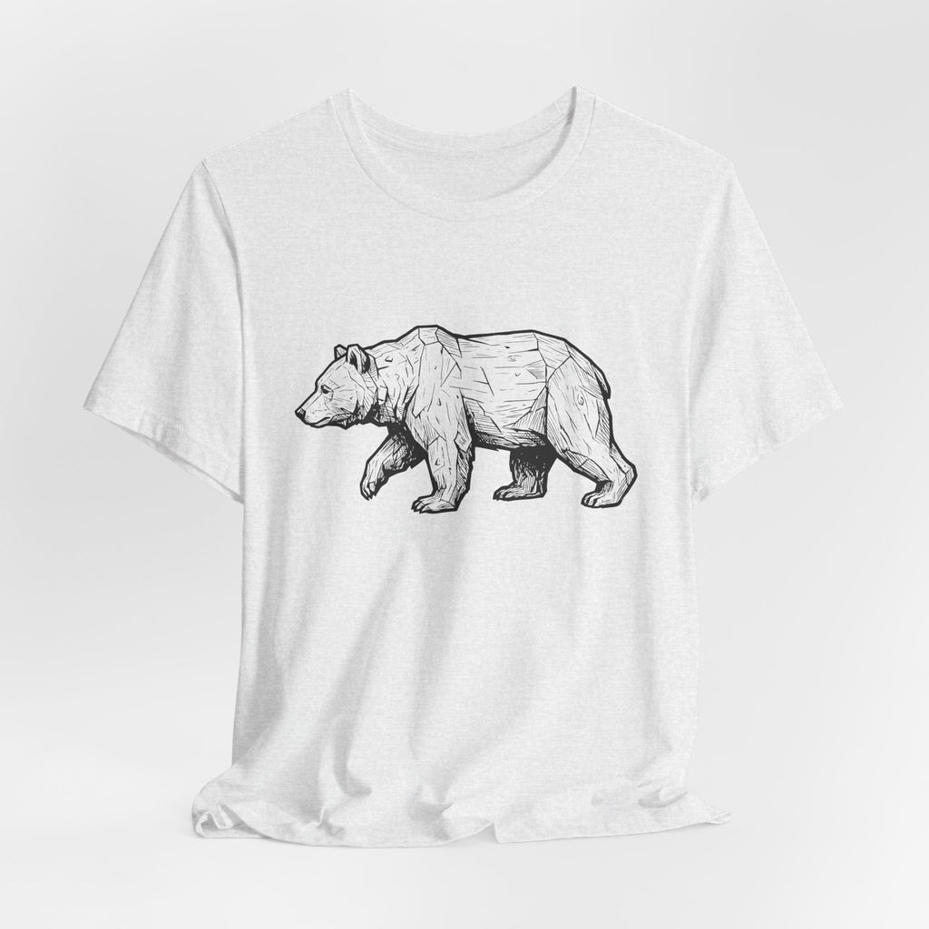 Grizzly Bear Sketch | Nature Graphic Tee