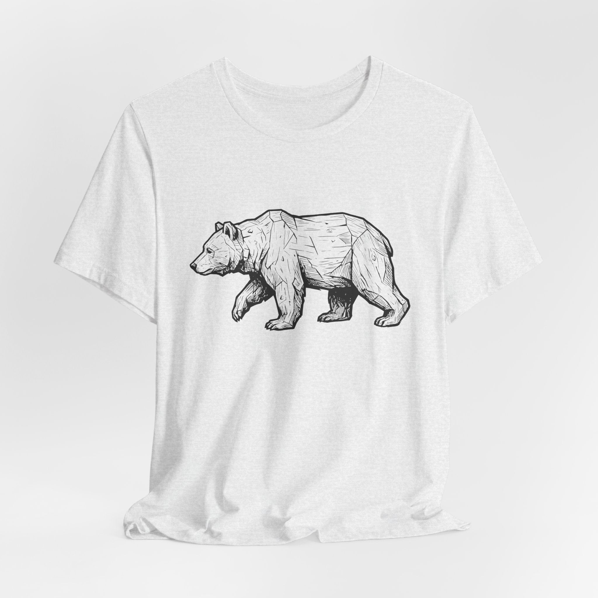 Grizzly Bear Sketch | Nature Graphic Tee