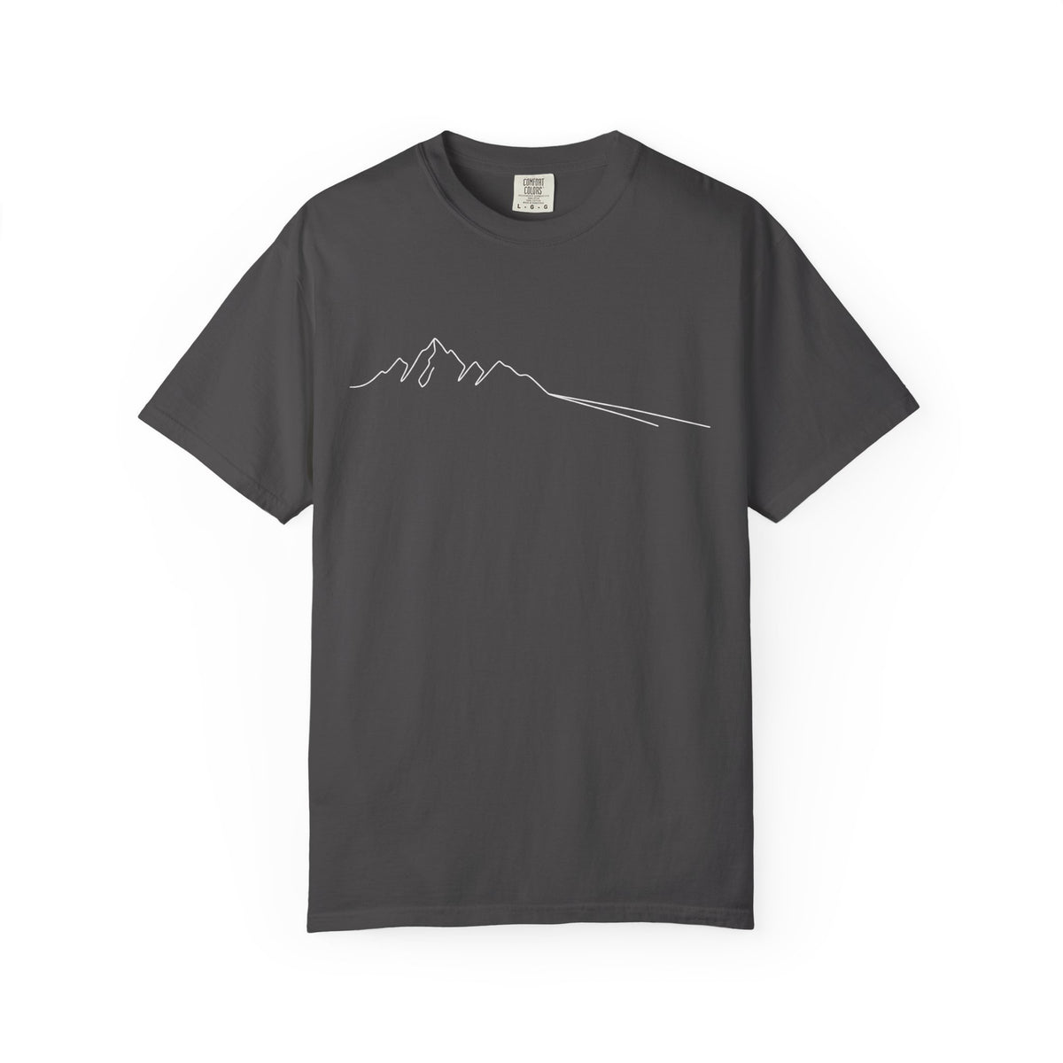 Mountain Outline T-Shirt — Minimalist Hiking Tee