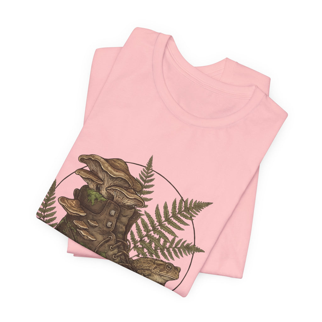 Rot Is Life T‑Shirt — Woodland Mushroom Decay Graphic Tee