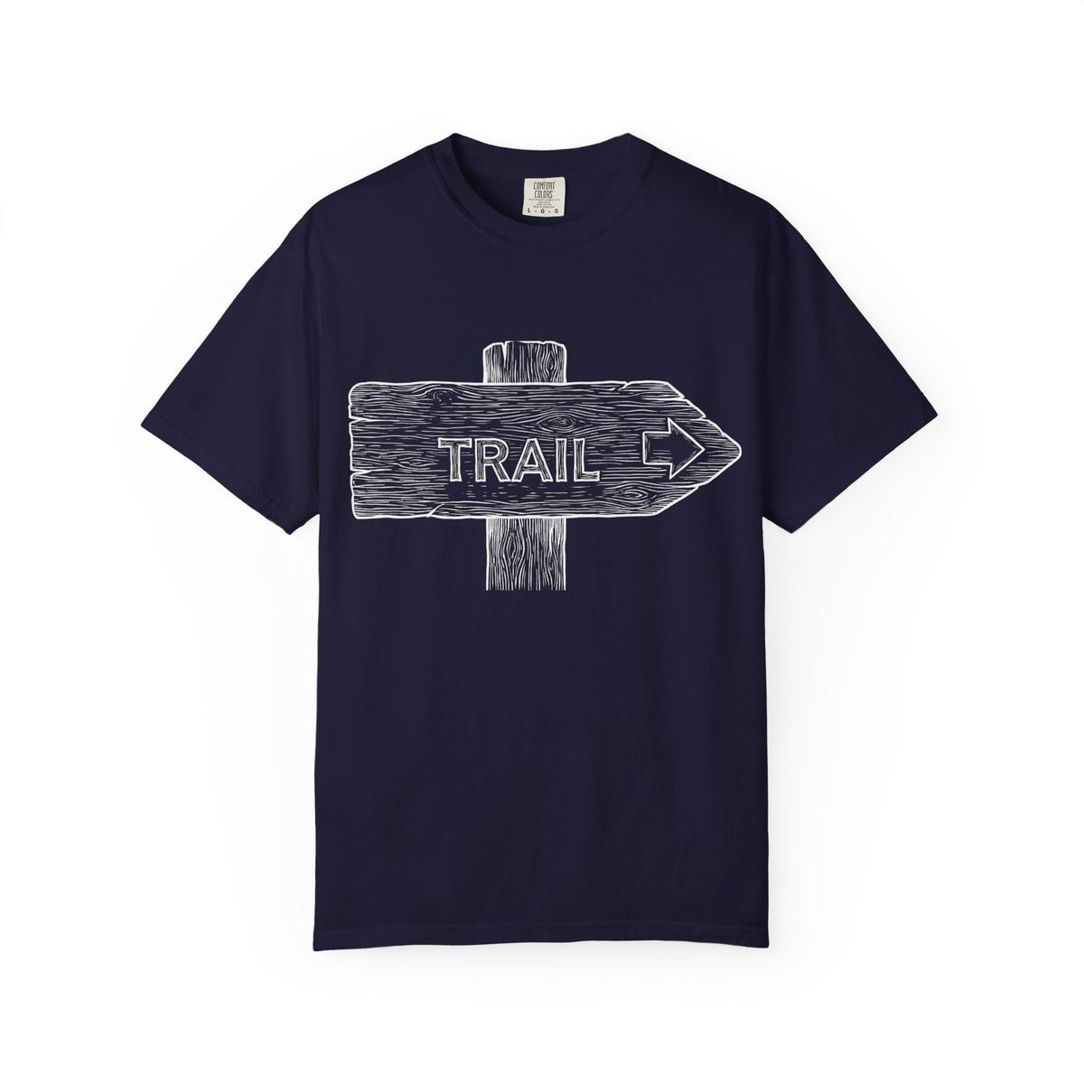 Trail Sign T-Shirt — Outdoor Hiking Direction Shirt