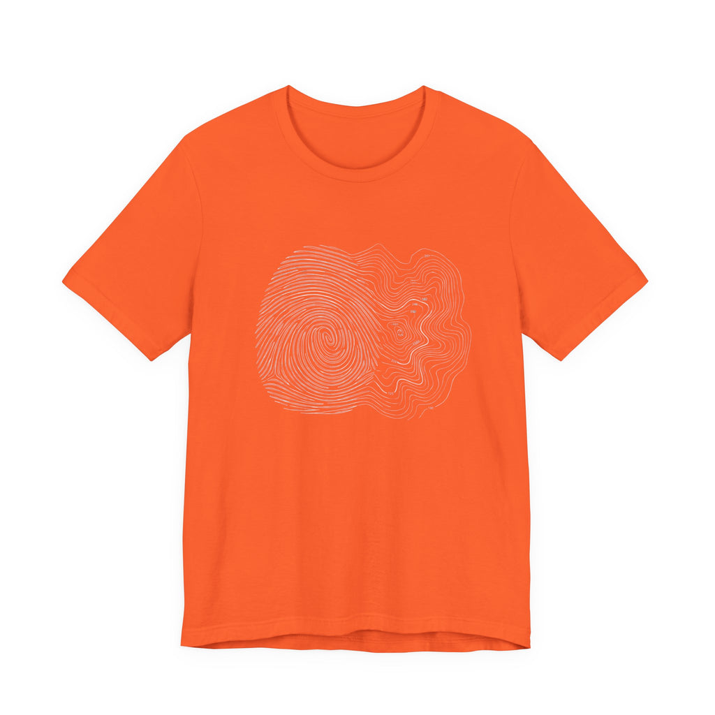 Topographic Map Art | Nature Graphic Tee