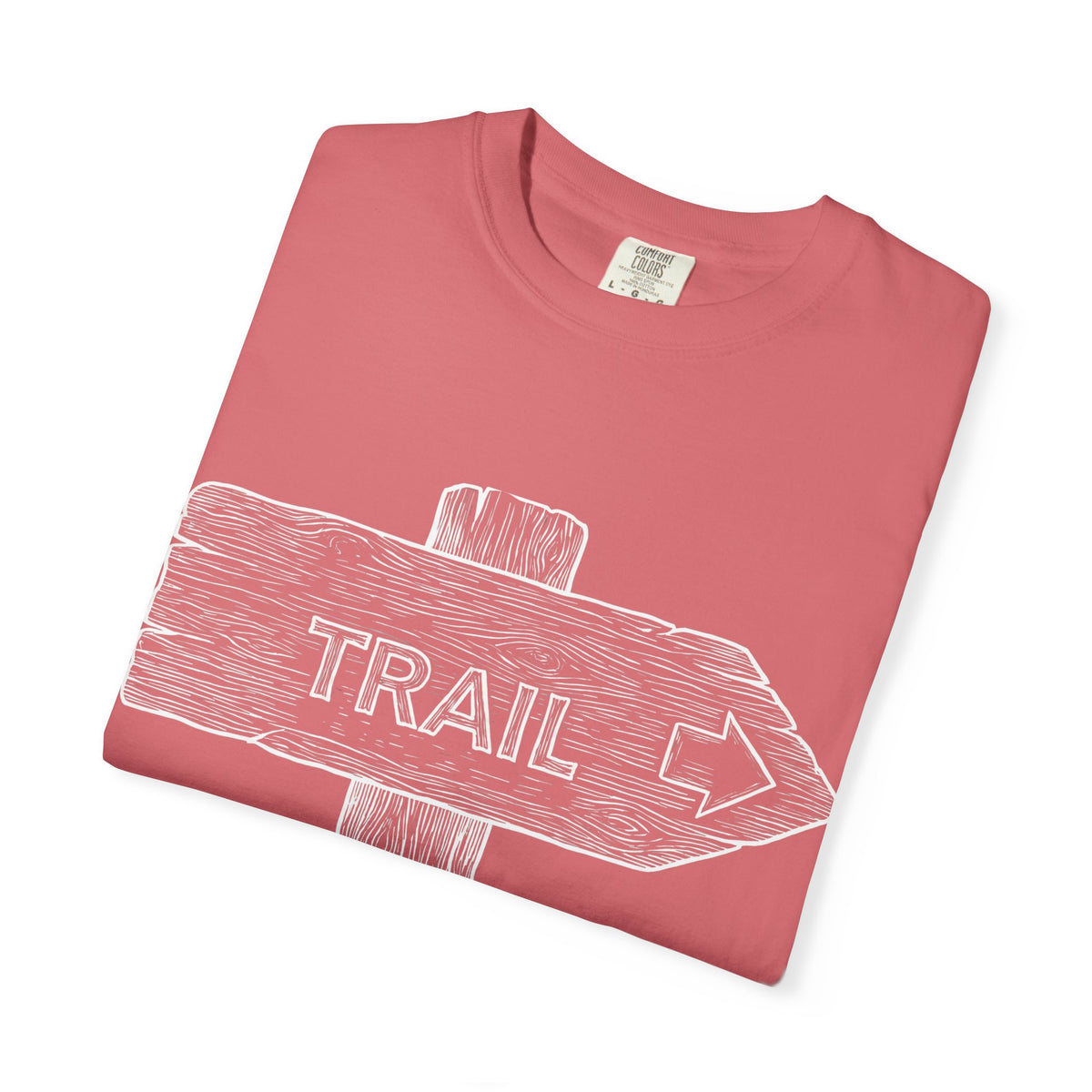Trail Sign T-Shirt — Outdoor Hiking Direction Shirt