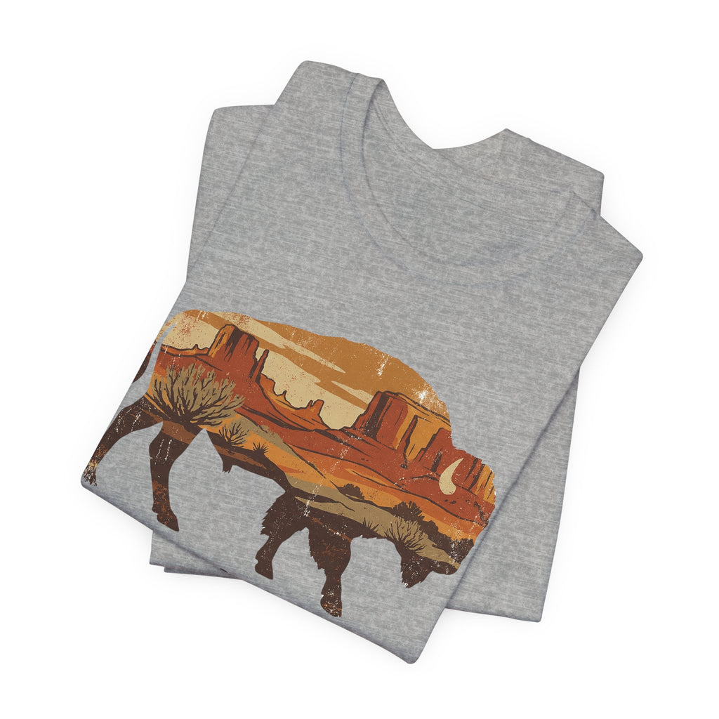 Roam Free Buffalo Desert | Nature Graphic Tee