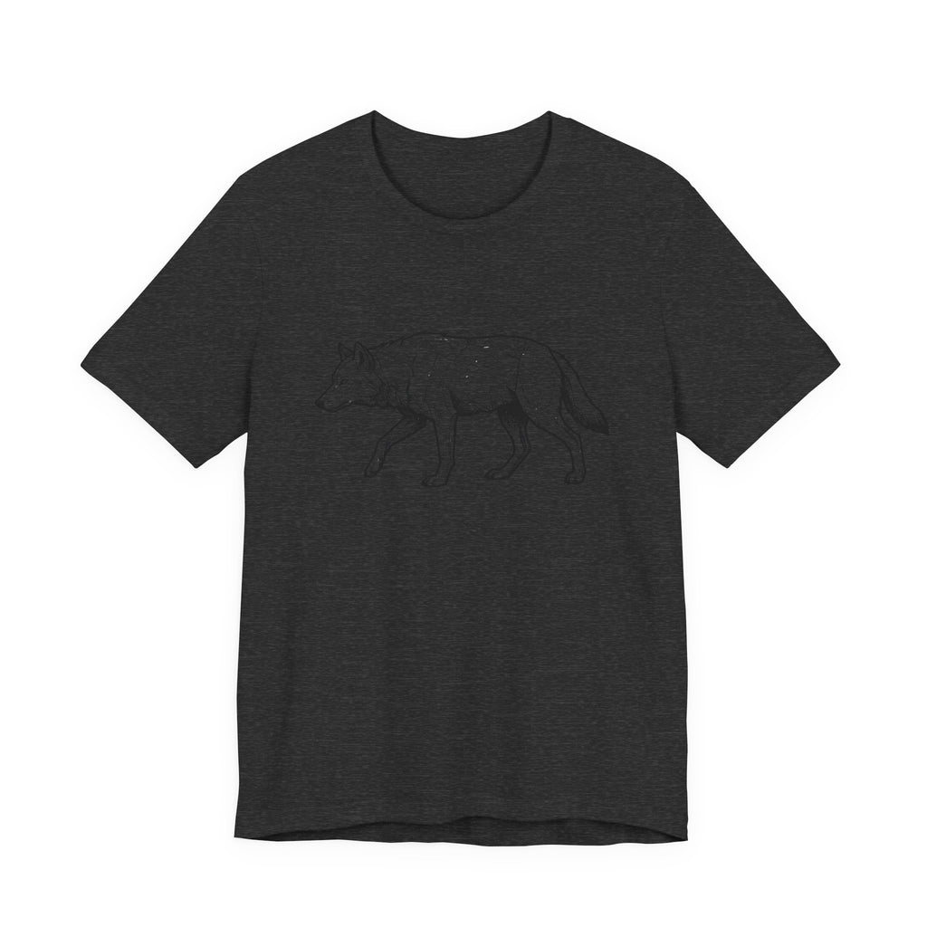 Geometric Wolf Wildlife Art | Nature Graphic Tee