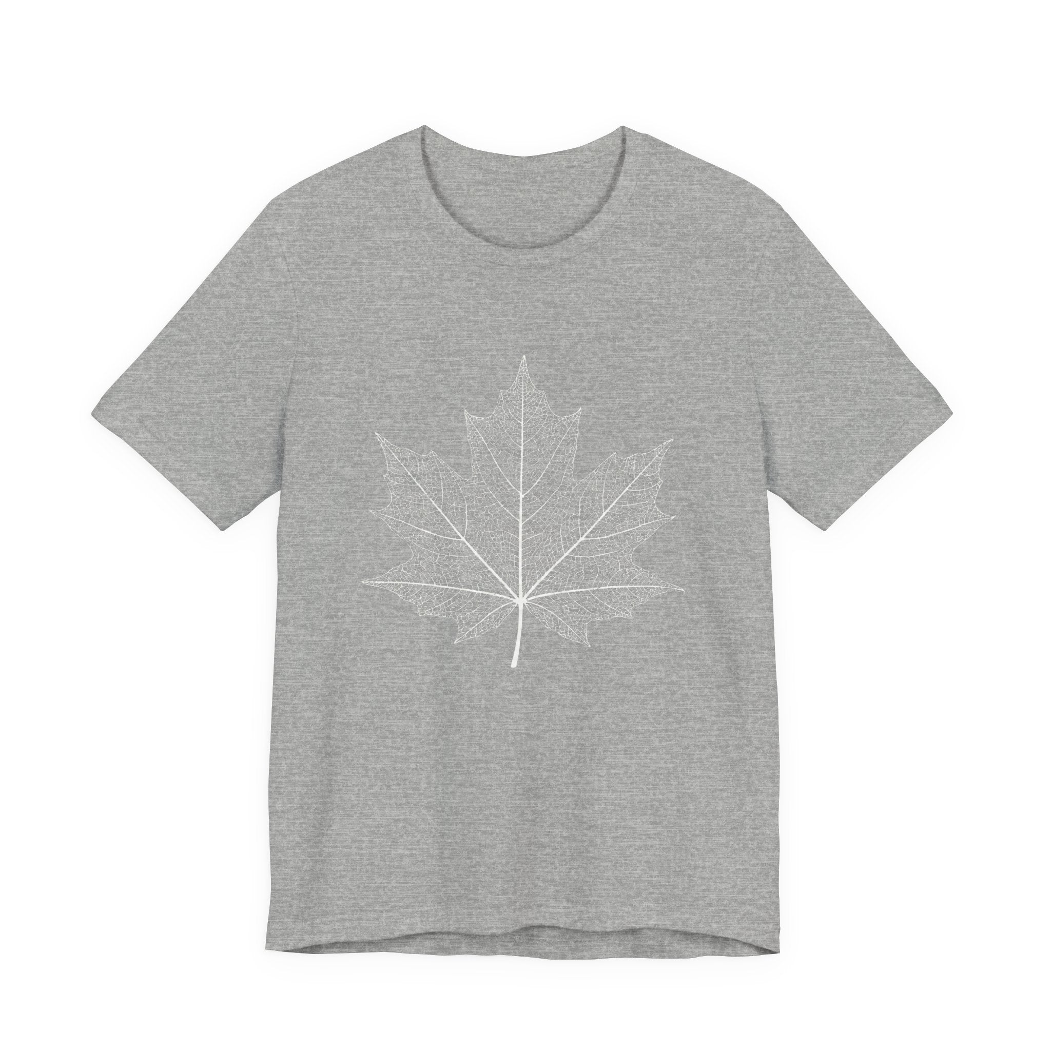 Maple Leaf Line Art | Nature Graphic Tee