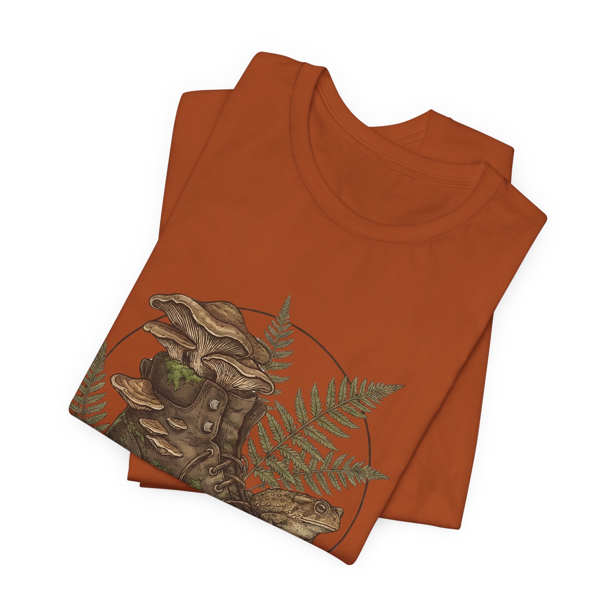 Rot Is Life T‑Shirt — Woodland Mushroom Decay Graphic Tee