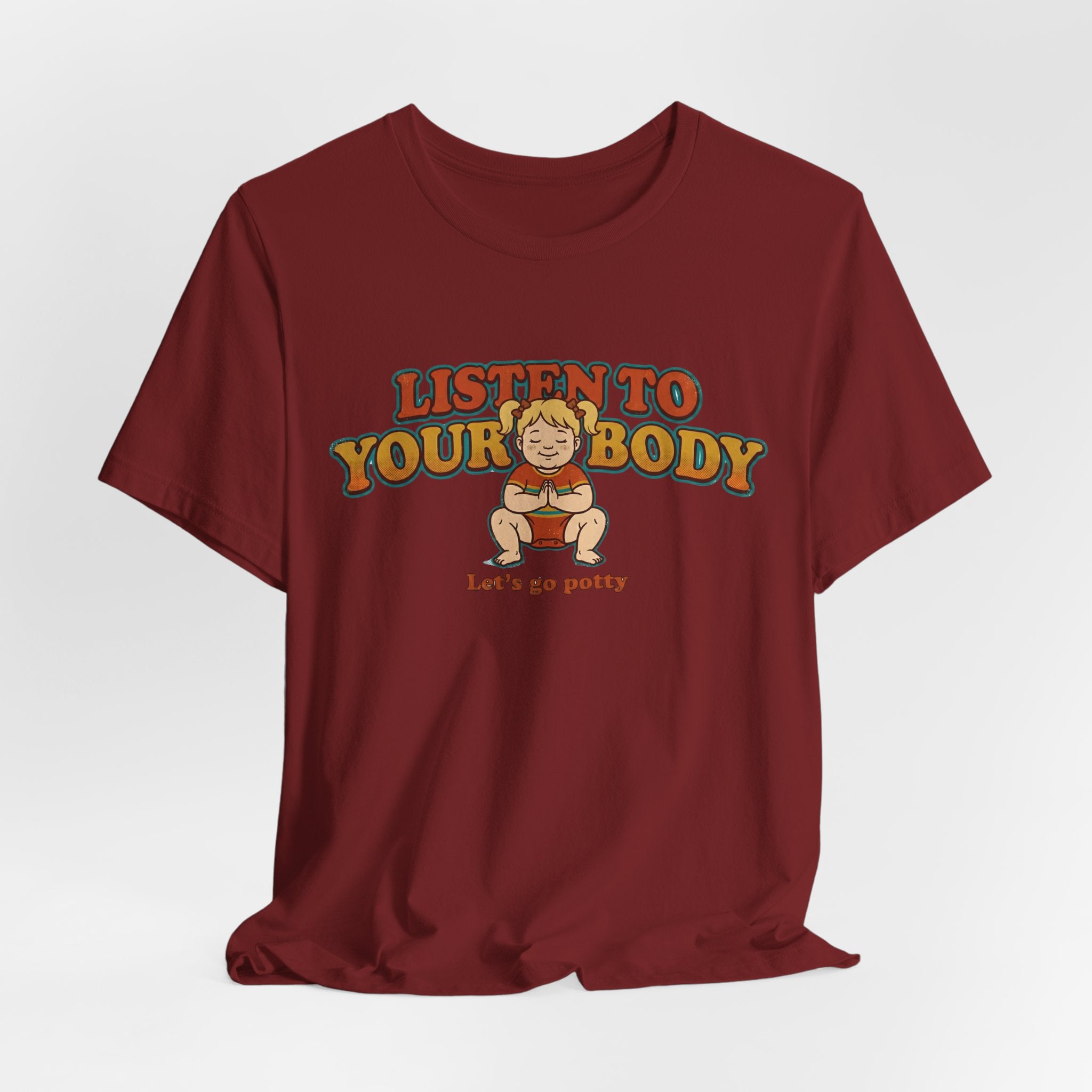 Listen to Your Body Yoga | Funny Graphic Tee