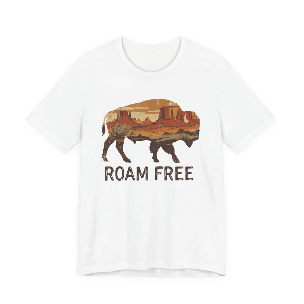 Roam Free Buffalo Desert | Nature Graphic Tee