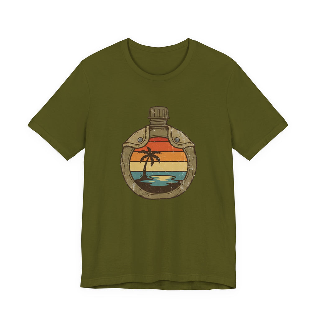 Tropical Island Canteen | Vintage Adventure Graphic Tee