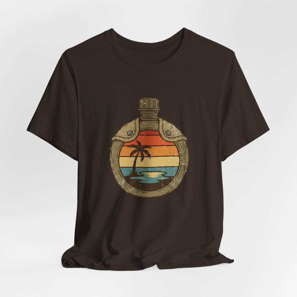 Tropical Island Canteen | Vintage Adventure Graphic Tee
