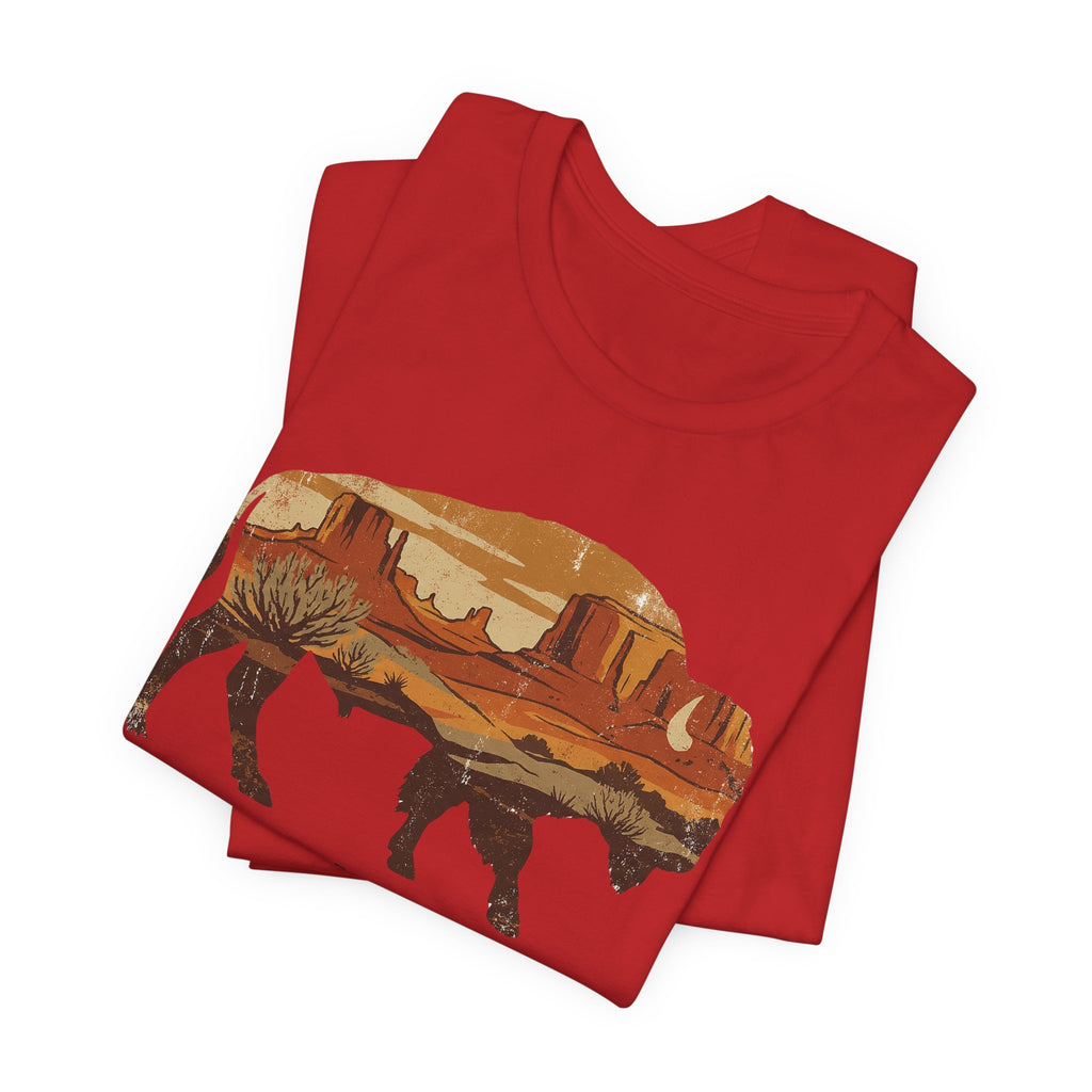 Roam Free Buffalo Desert | Nature Graphic Tee