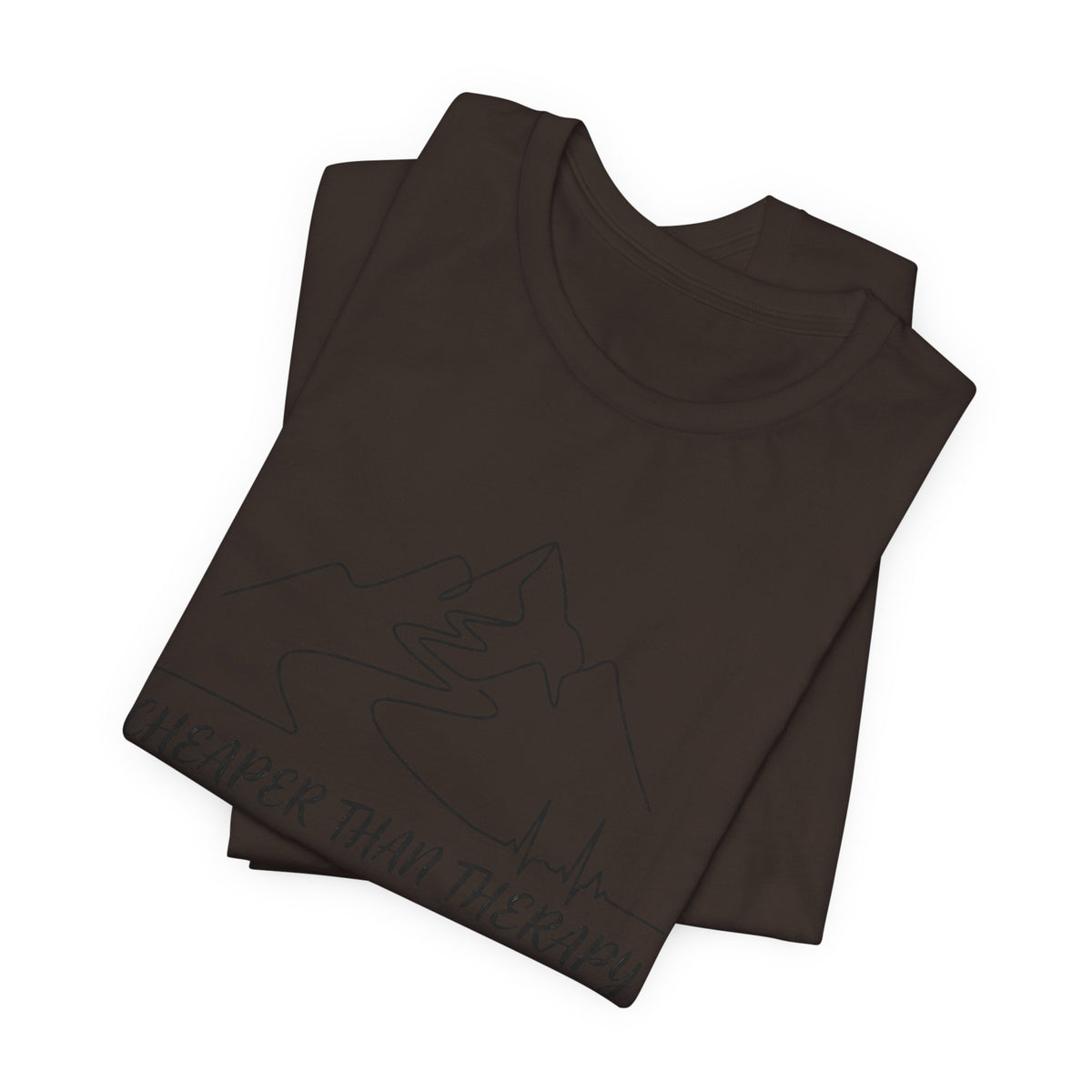 Cheaper Than Therapy | Mountain Hiking Graphic Tee