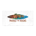 Paddle the Rocks | Great Lakes Kayaking Beach Towel