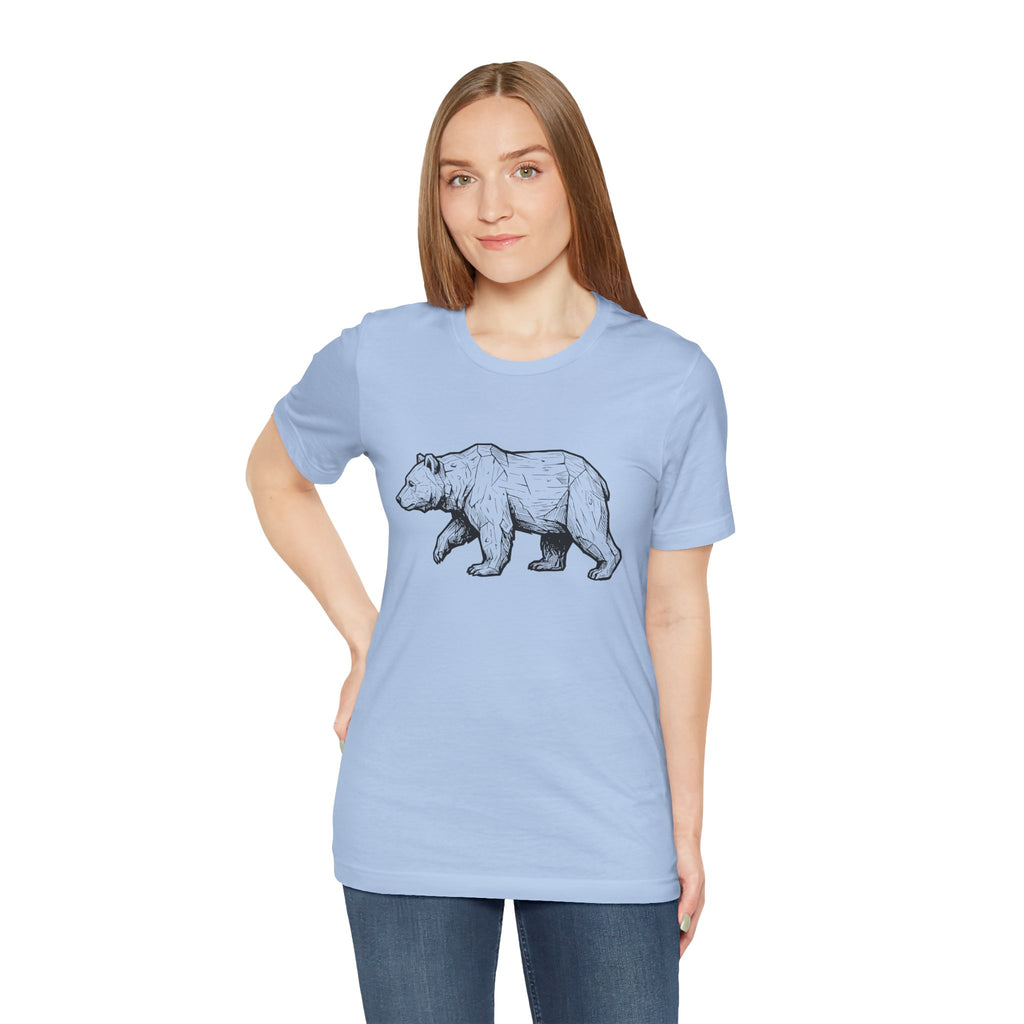 Grizzly Bear Sketch | Nature Graphic Tee