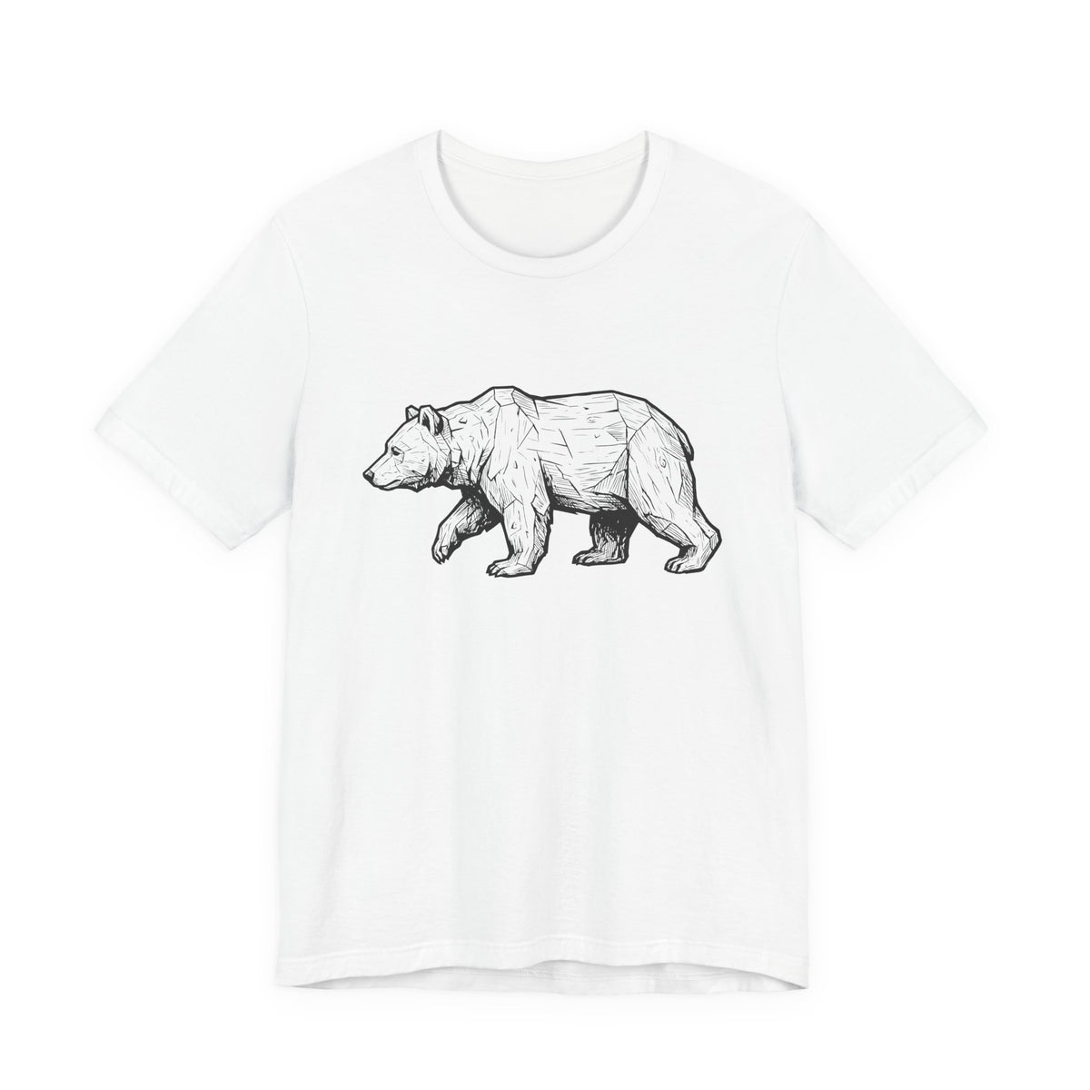 Grizzly Bear Sketch | Nature Graphic Tee