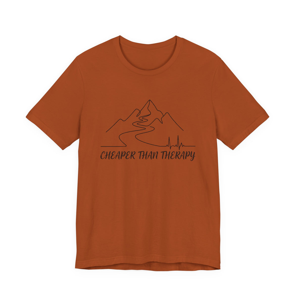 Cheaper Than Therapy | Mountain Hiking Graphic Tee