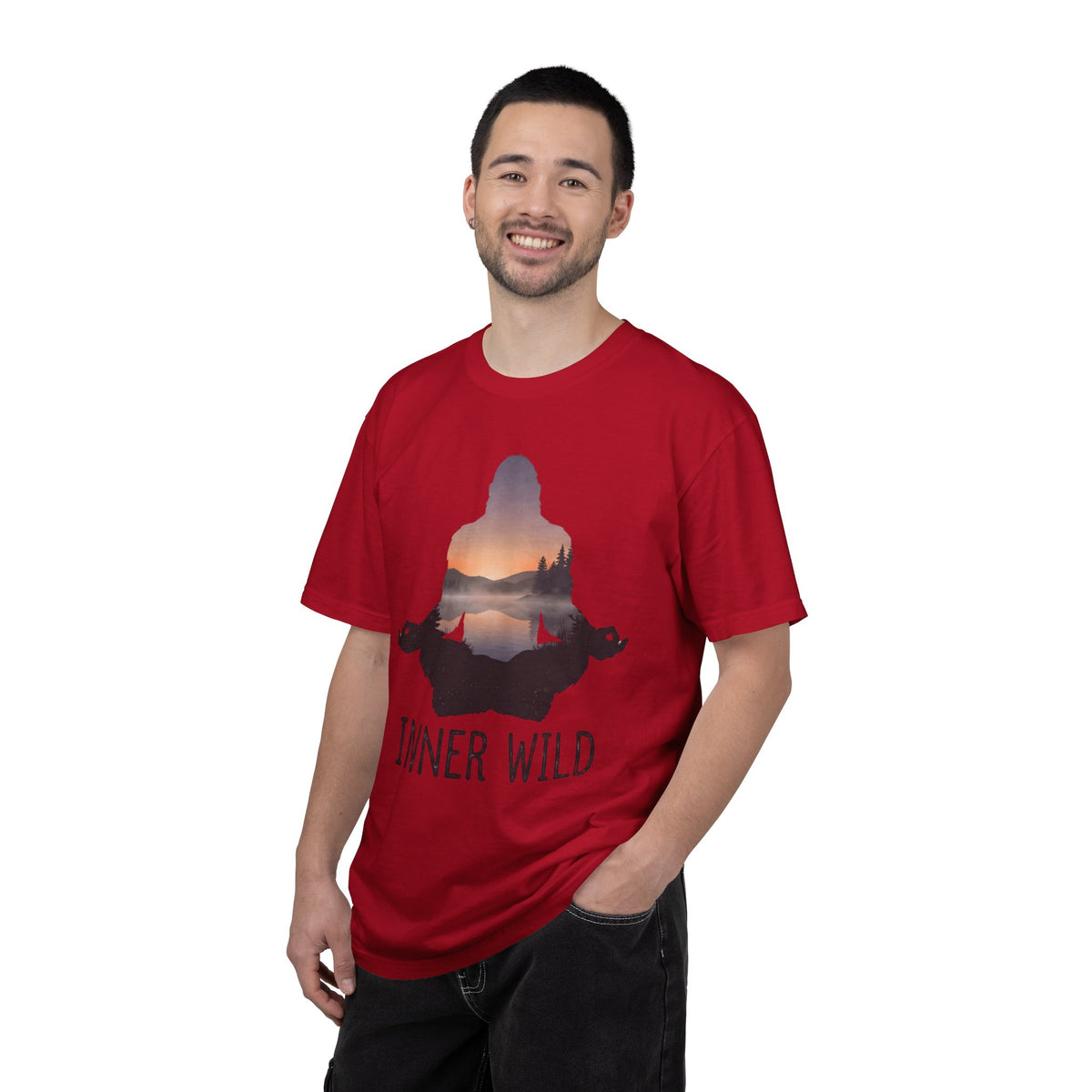 Inner Wild Meditation T-Shirt — Yoga & Nature Graphic Tee