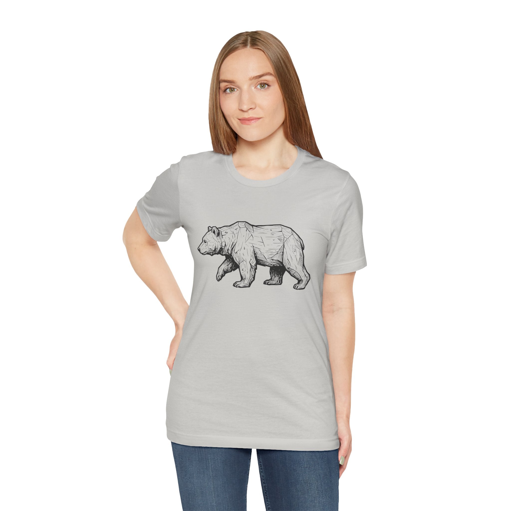 Grizzly Bear Sketch | Nature Graphic Tee