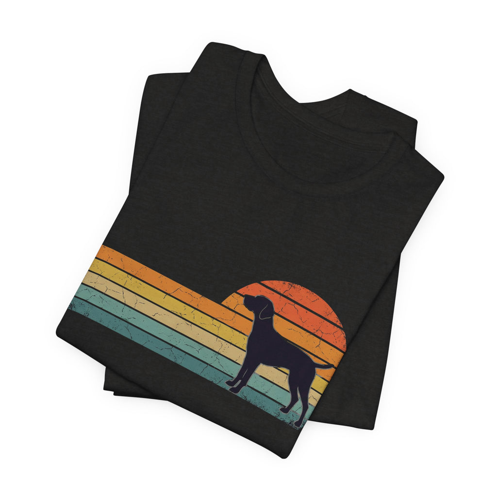 Retro Vizsla Sunset | Dog Lover Graphic Tee
