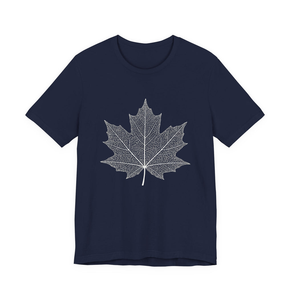 Maple Leaf Line Art | Nature Graphic Tee