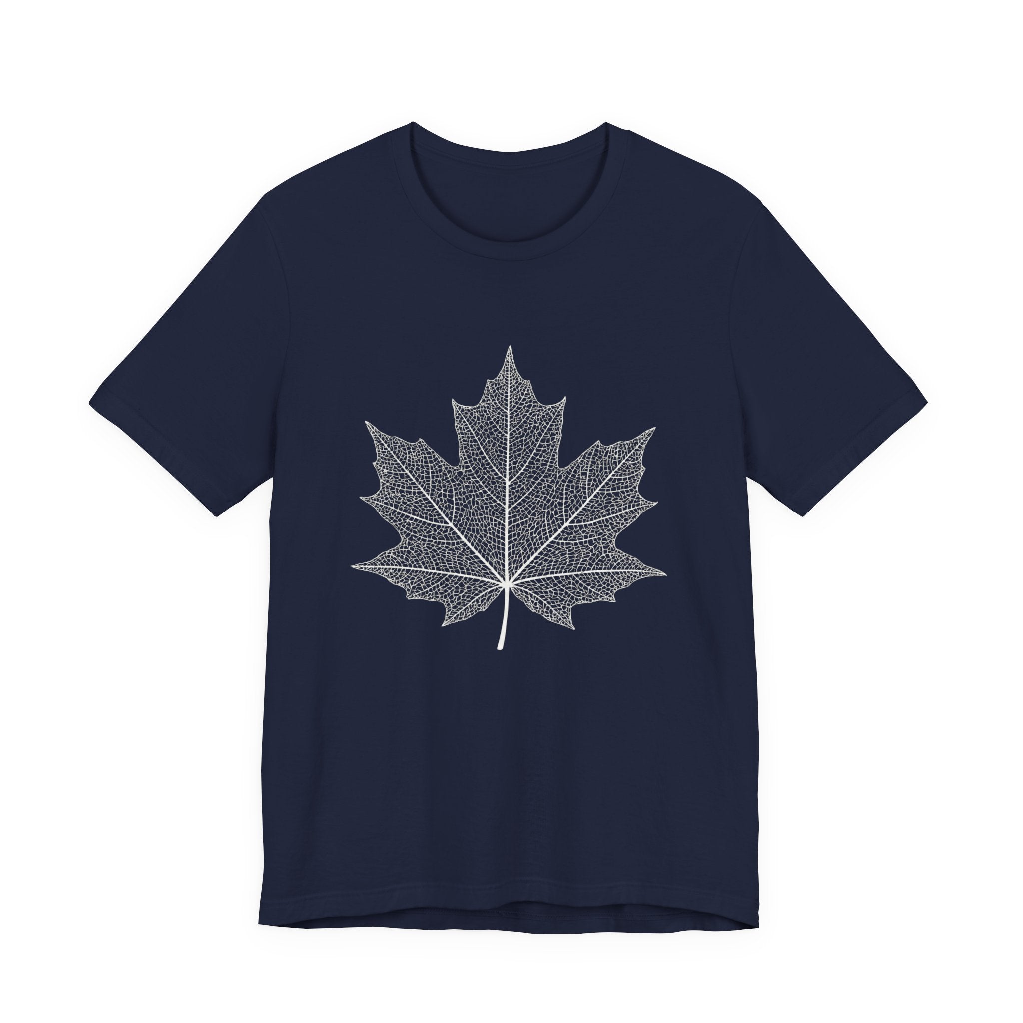 Maple Leaf Line Art | Nature Graphic Tee
