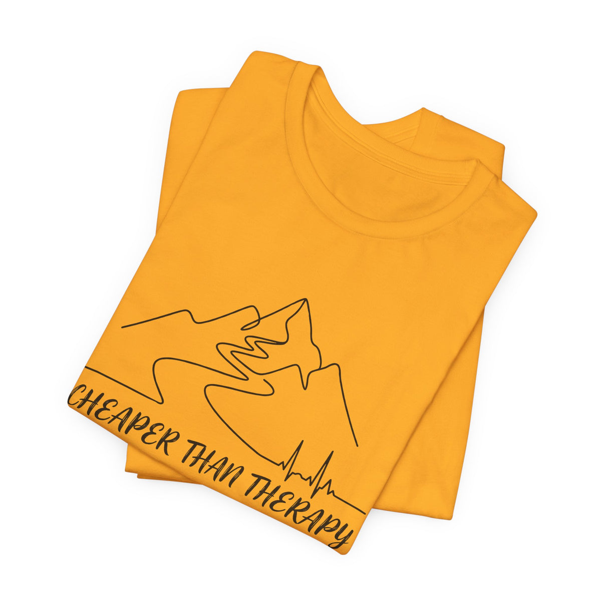 Cheaper Than Therapy | Mountain Hiking Graphic Tee