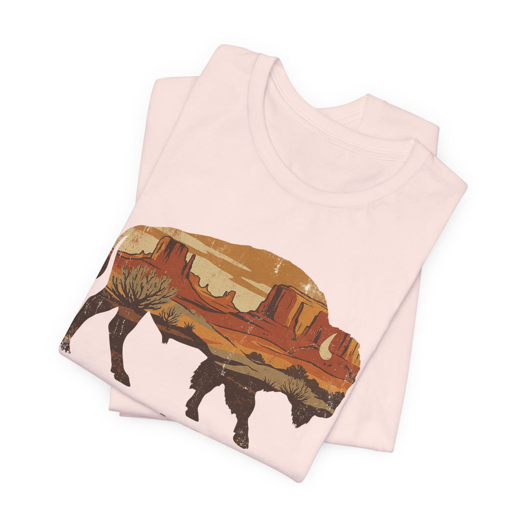 Roam Free Buffalo Desert | Nature Graphic Tee