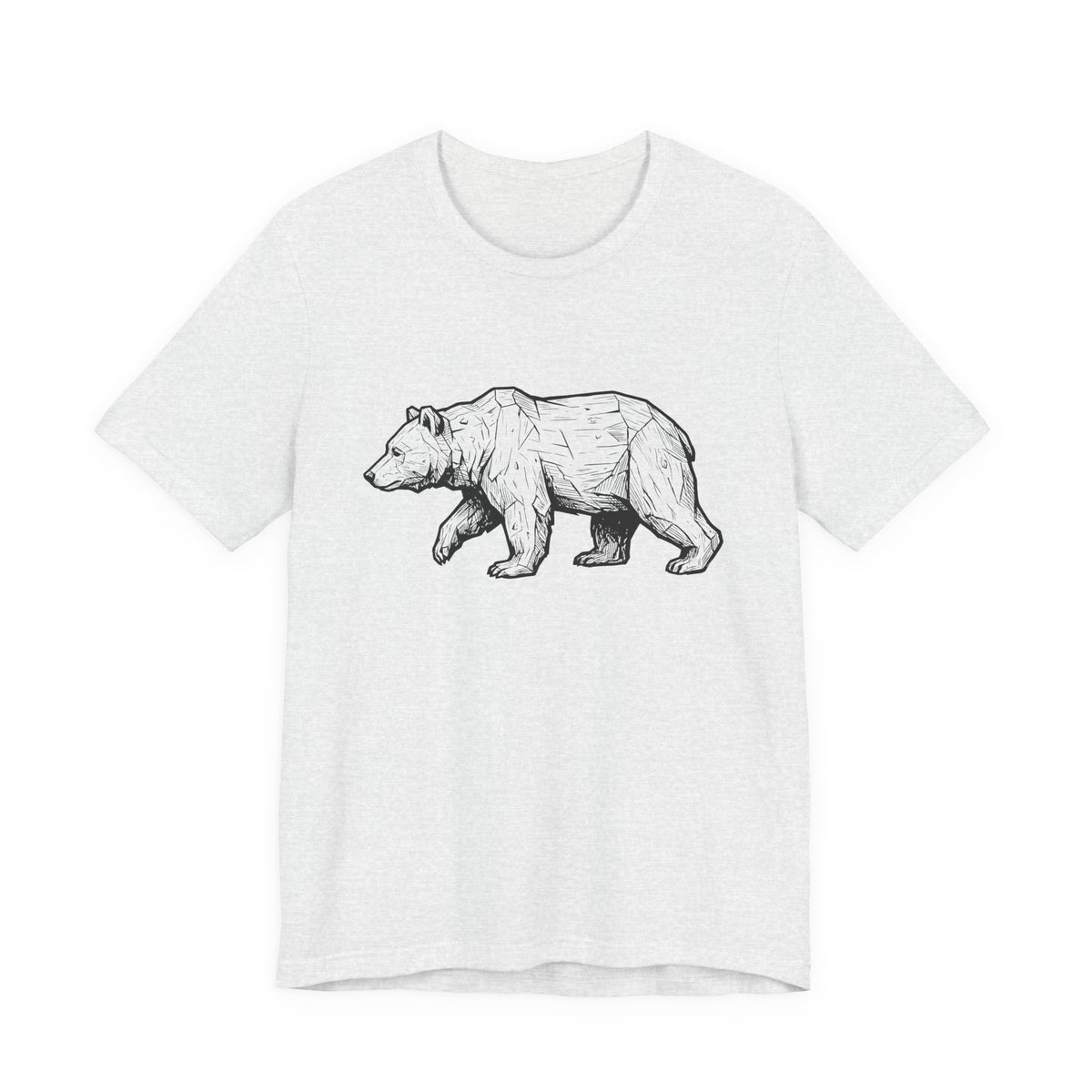 Grizzly Bear Sketch | Nature Graphic Tee