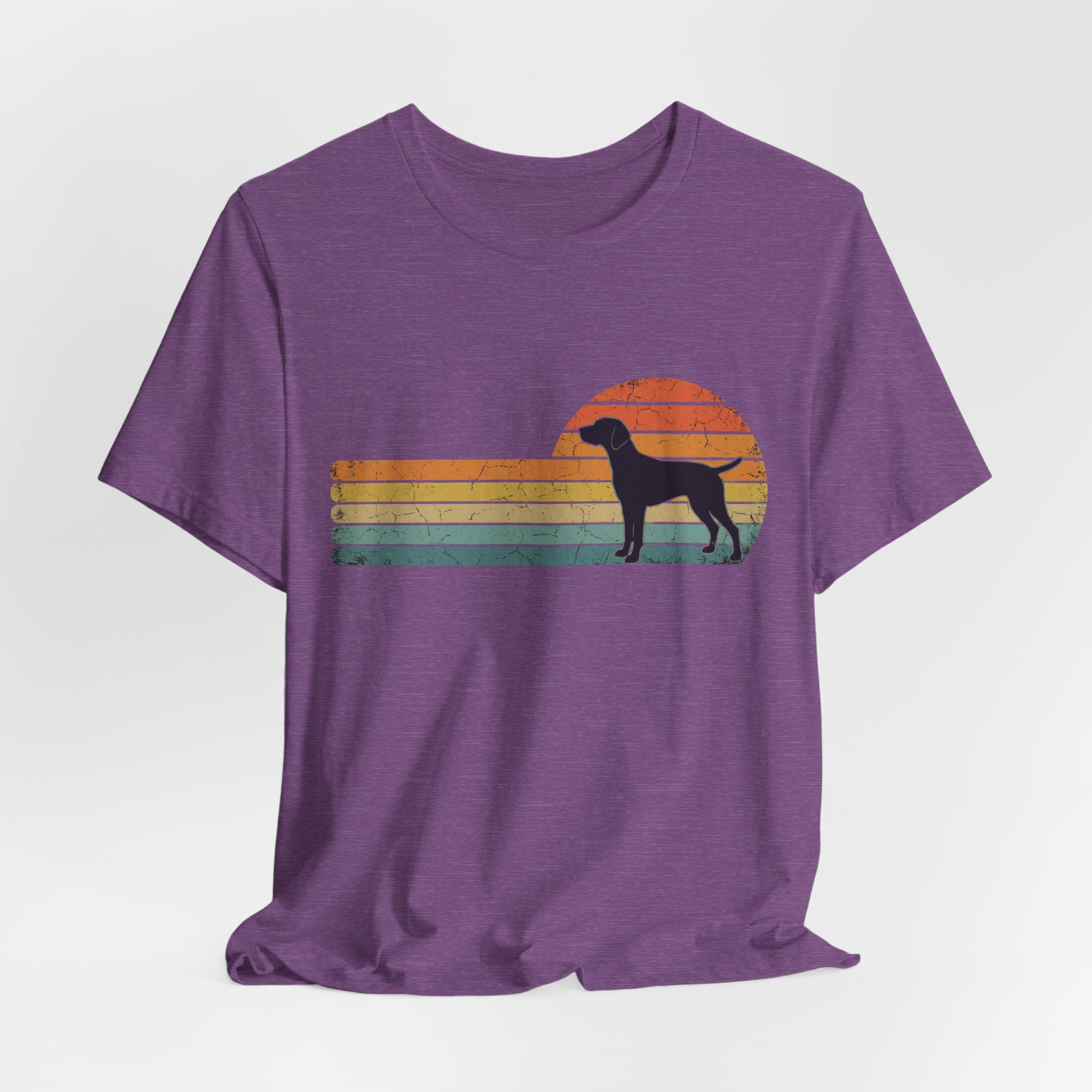 Retro Vizsla Sunset | Dog Lover Graphic Tee