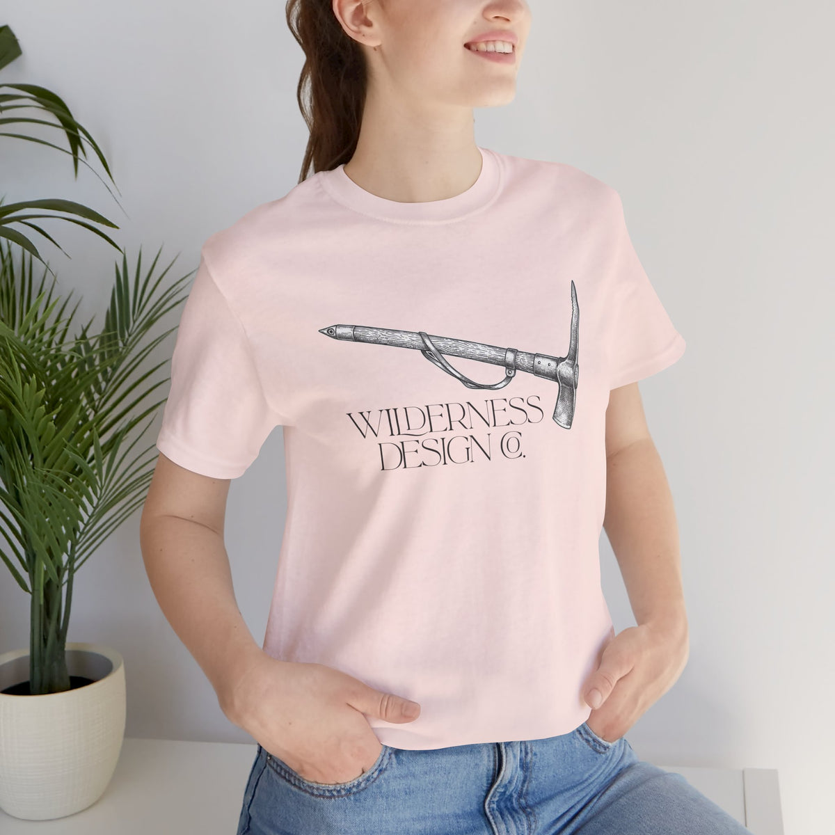Wilderness Design Co. Ice Axe Tee — Mountain Climbing Vintage Graphic Shirt