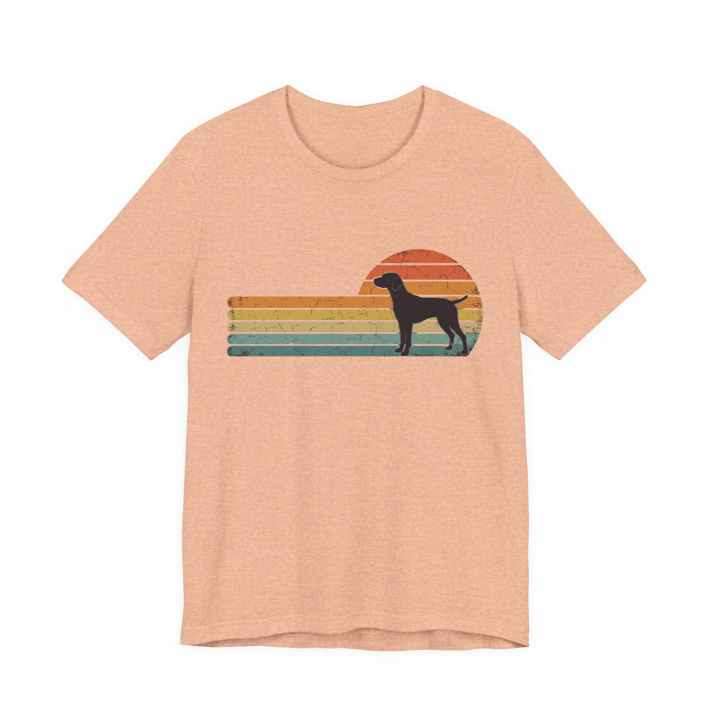 Retro Vizsla Sunset | Dog Lover Graphic Tee