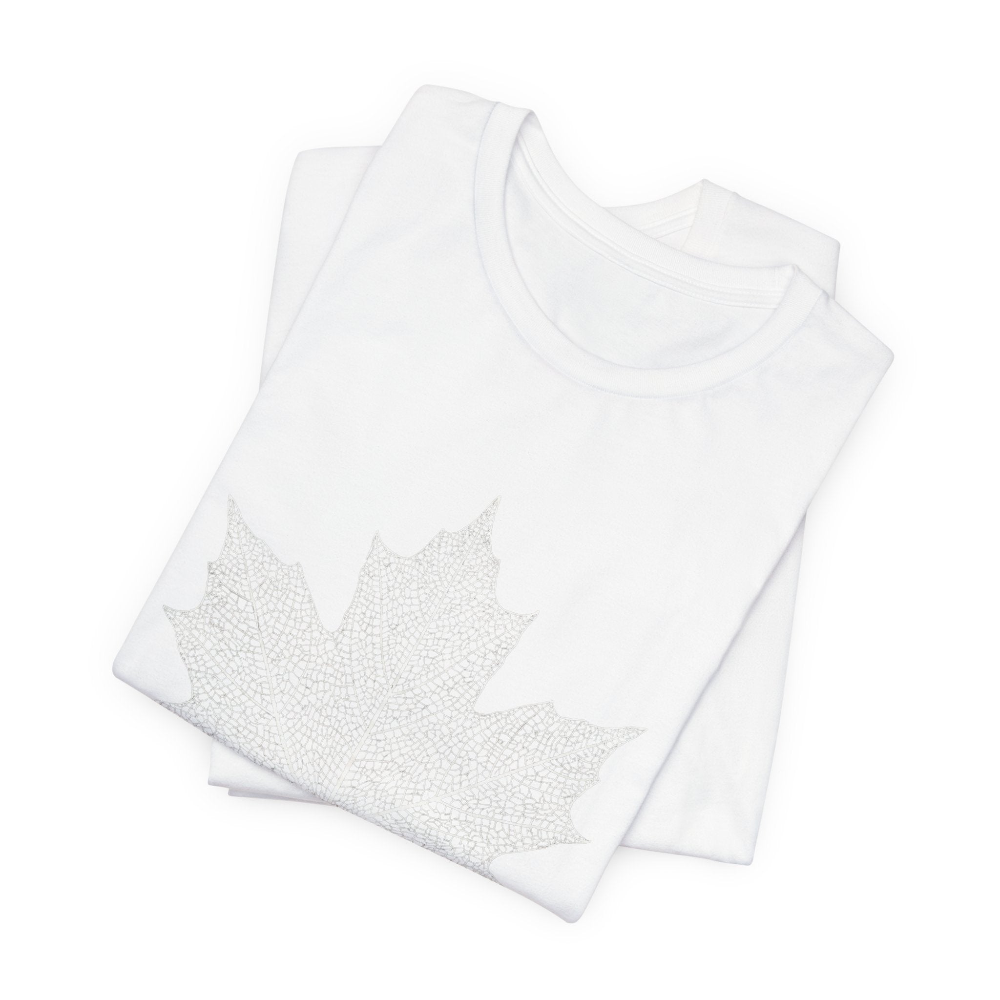 Maple Leaf Line Art | Nature Graphic Tee