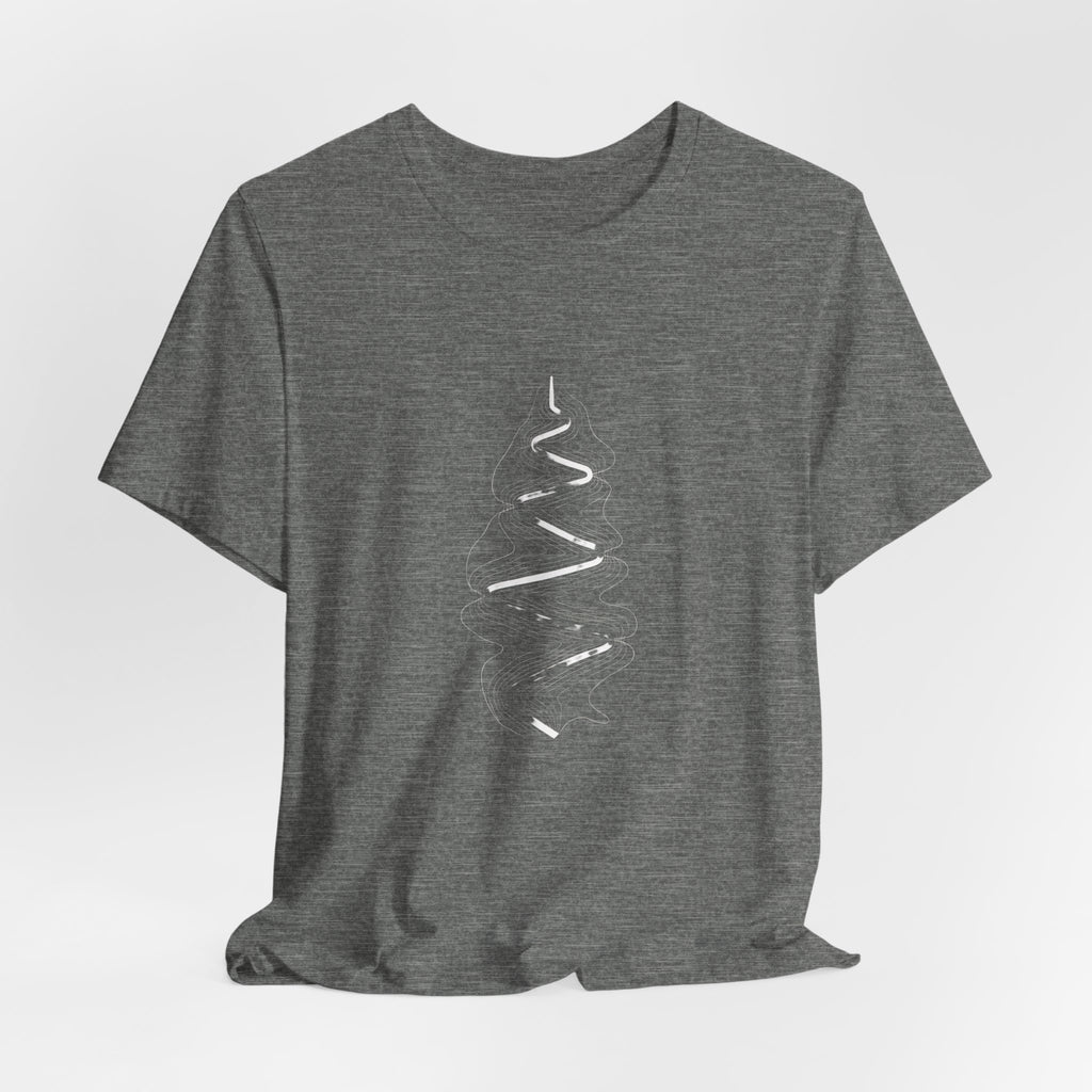 Switchback Trail | Minimalist Topo Line Art Graphic Tee