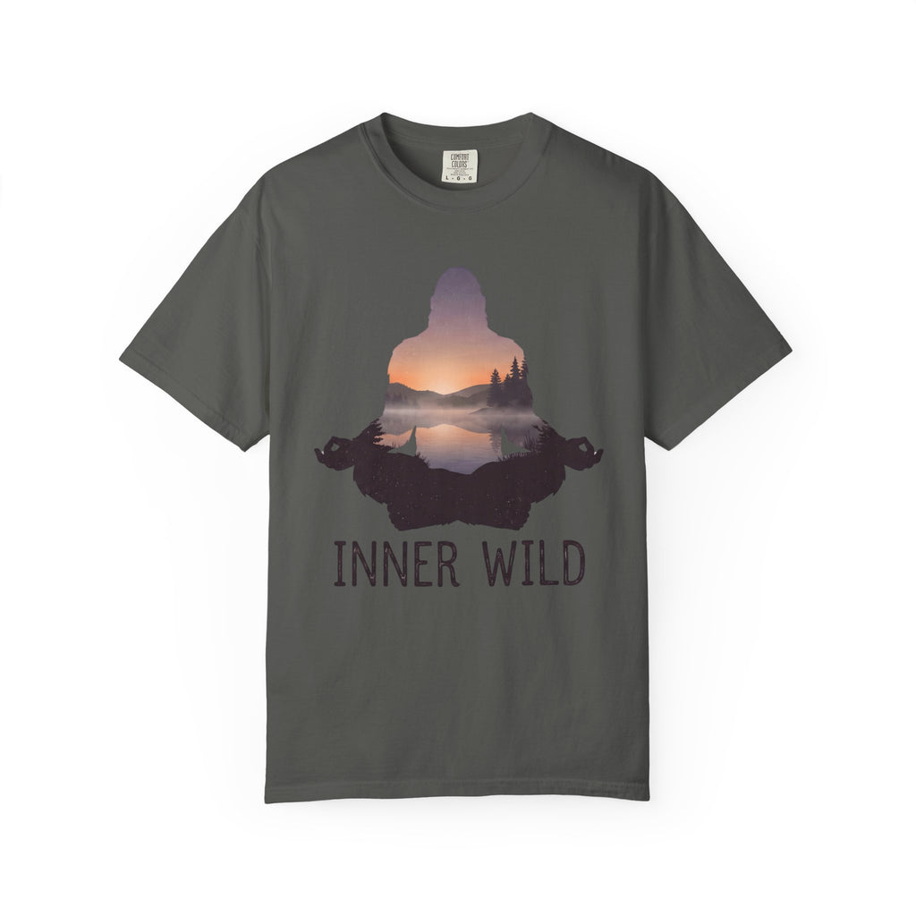 Inner Wild Meditation T-Shirt — Yoga & Nature Graphic Tee