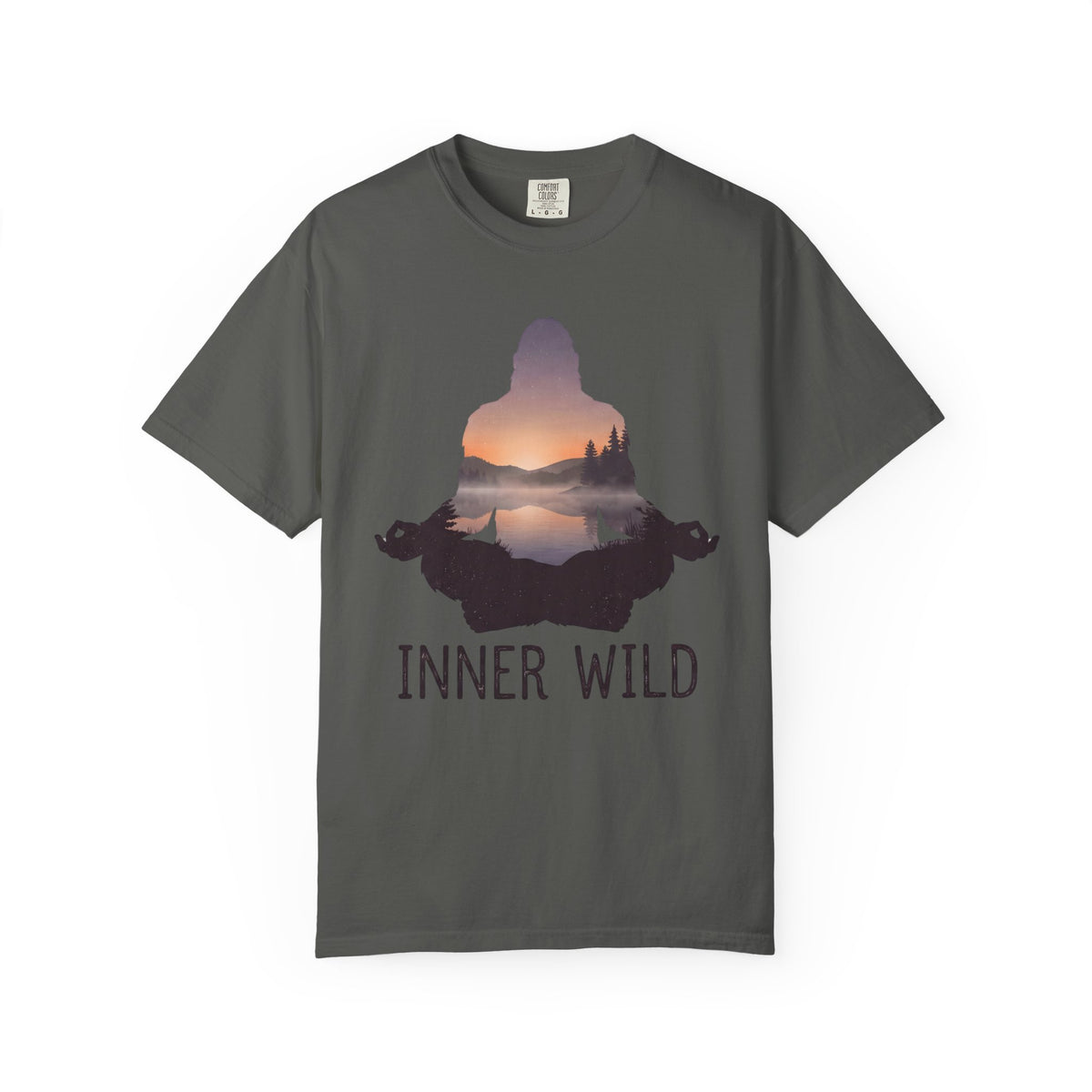 Inner Wild Meditation T-Shirt — Yoga & Nature Graphic Tee