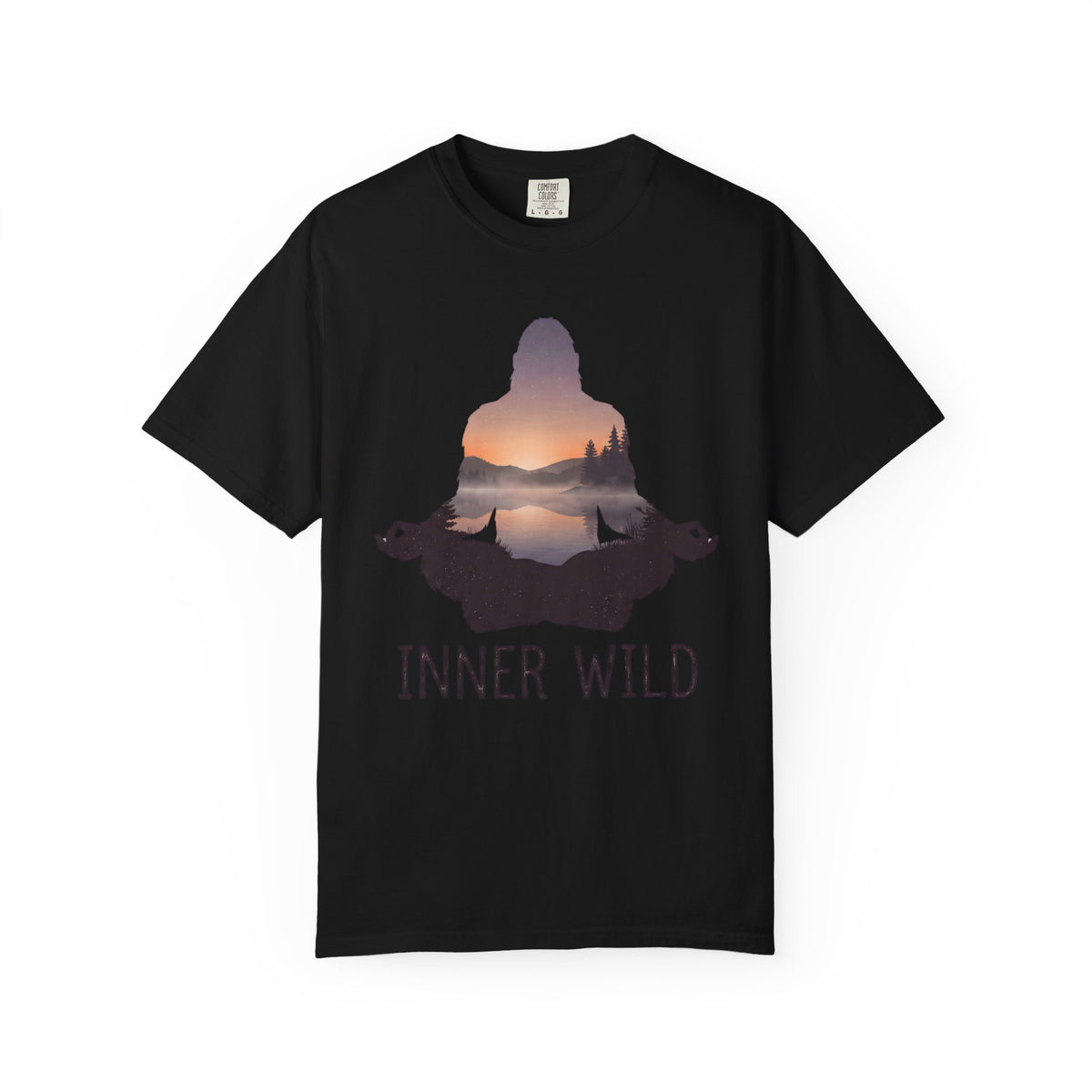 Inner Wild Meditation T-Shirt — Yoga & Nature Graphic Tee