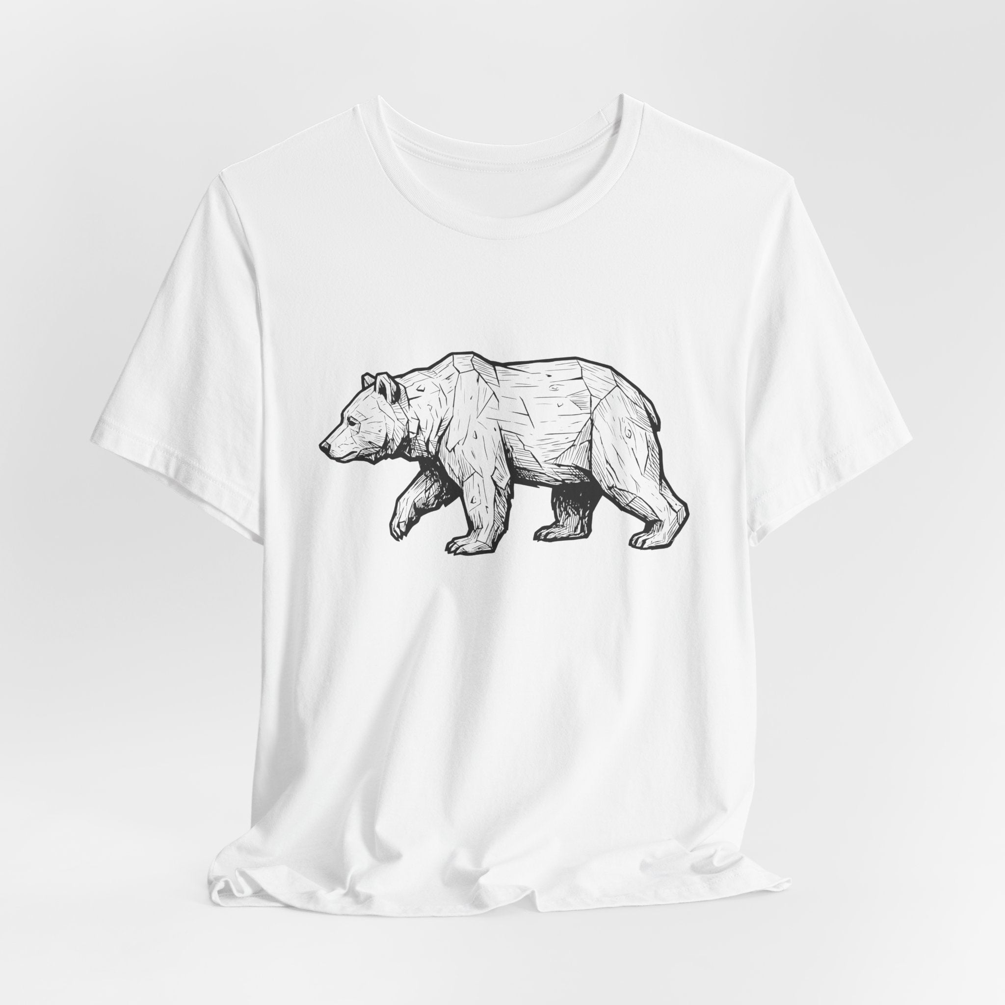 Grizzly Bear Sketch | Nature Graphic Tee